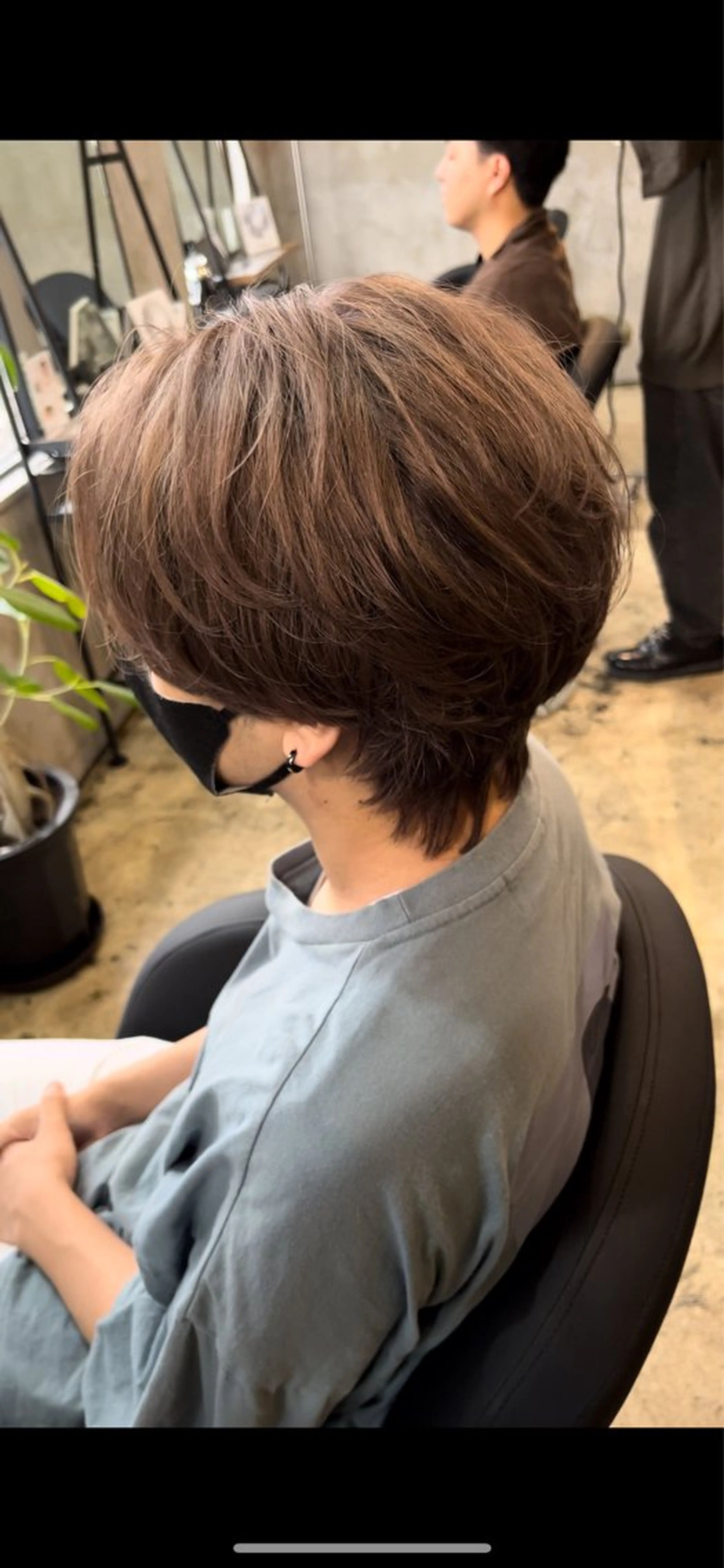 ショート カラー ブラウンカラー 透明感カラー 🌀rooomen 各務原/龍之介のヘアスタイル