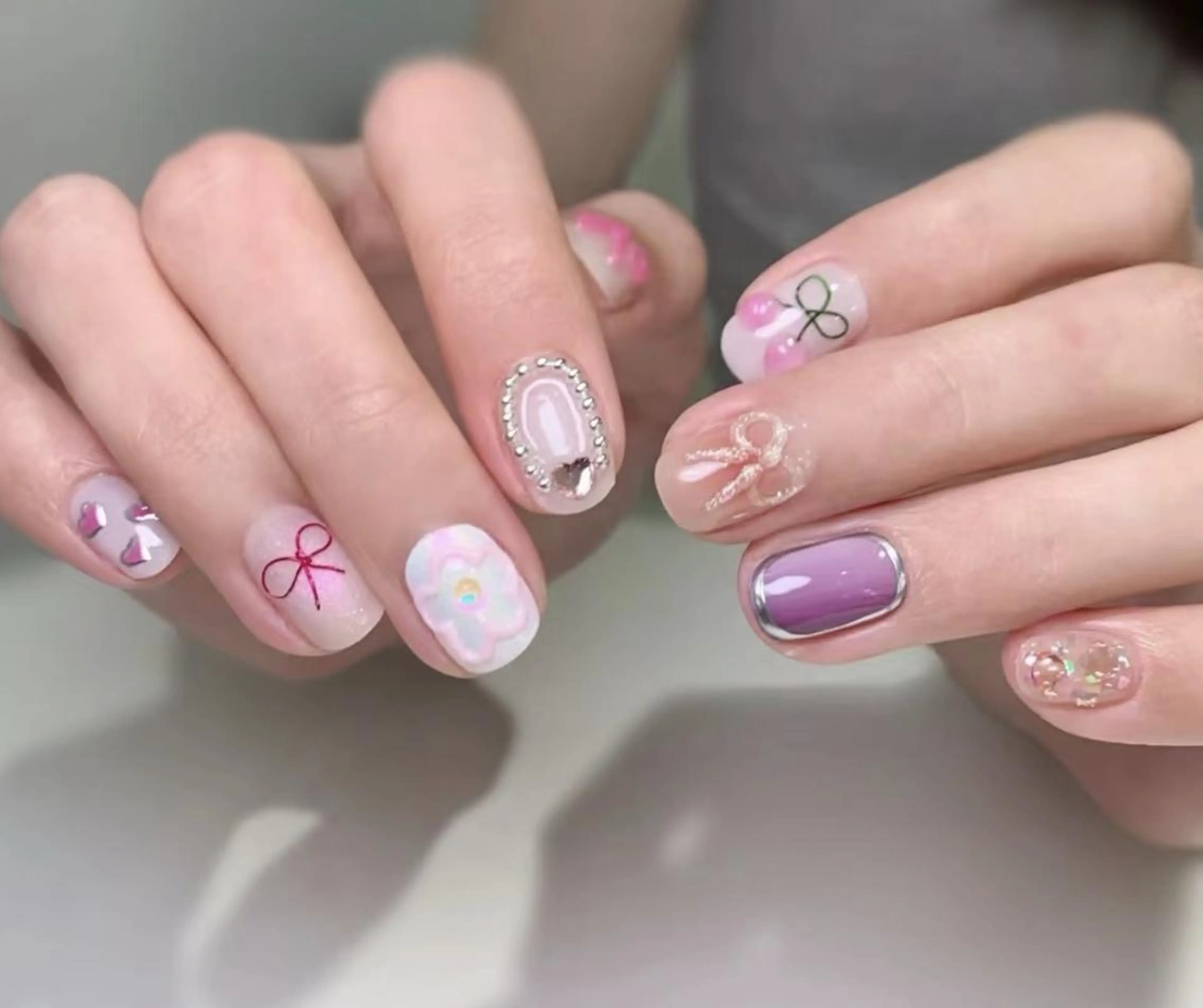 ネイル ハンドネイル By moonネイル 🌷ワンホン/韓国風のネイルデザイン