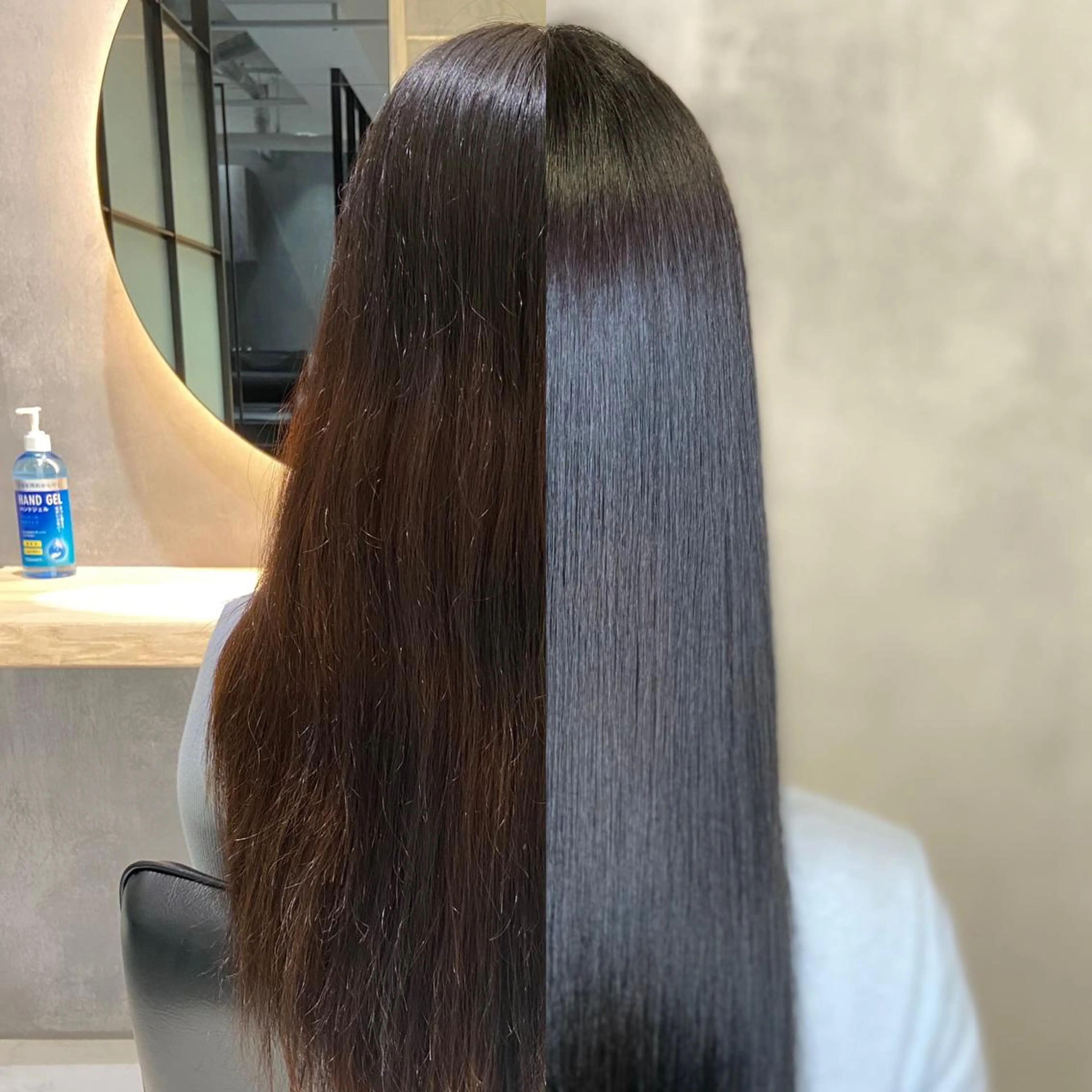 ロング カラー 髪質改善 縮毛矯正 ツバサ 髪質改善のヘアスタイル