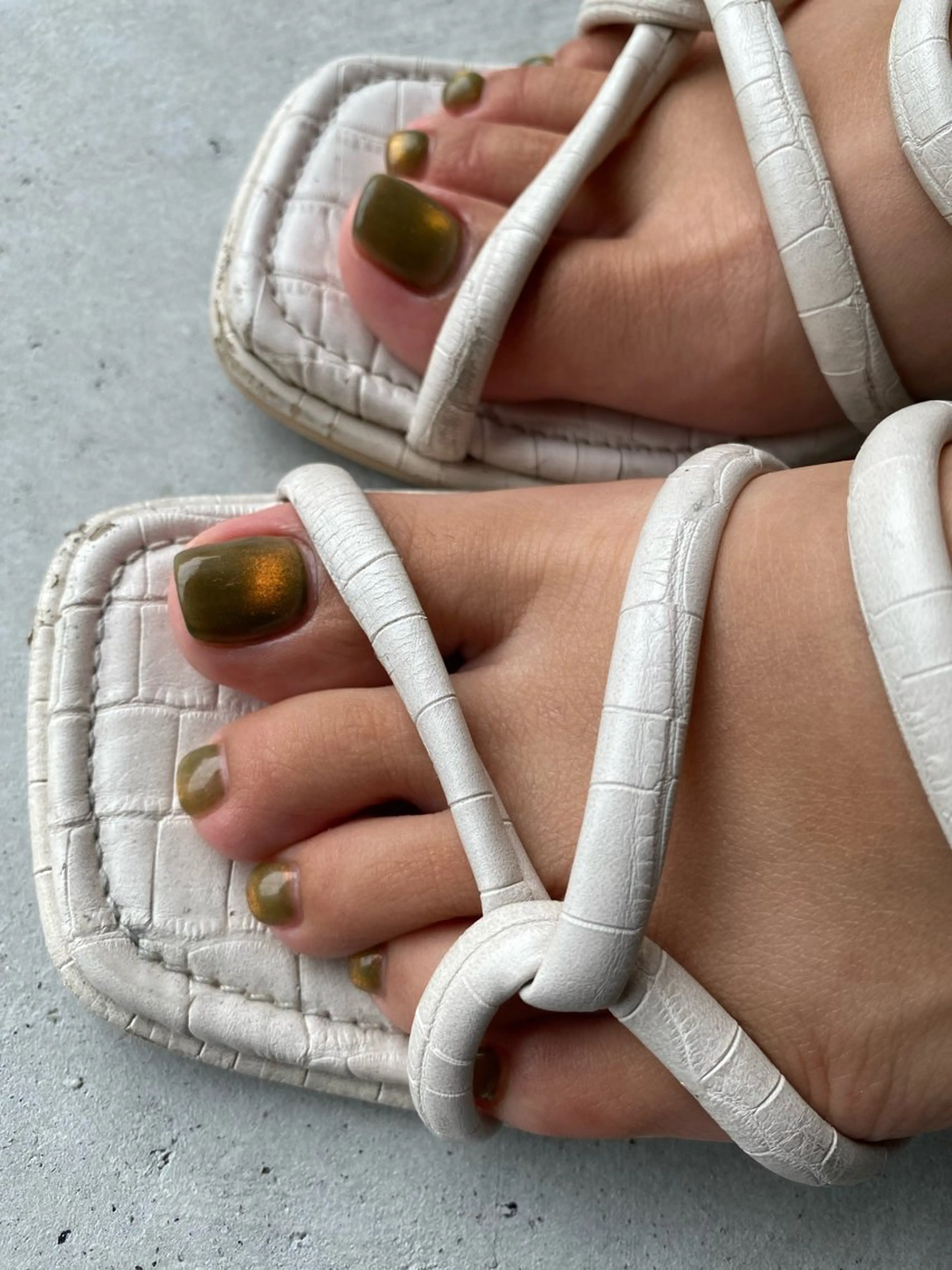 ネイル ジェルネイル マグネットネイル フットネイル 樋口 さやかのネイルデザイン