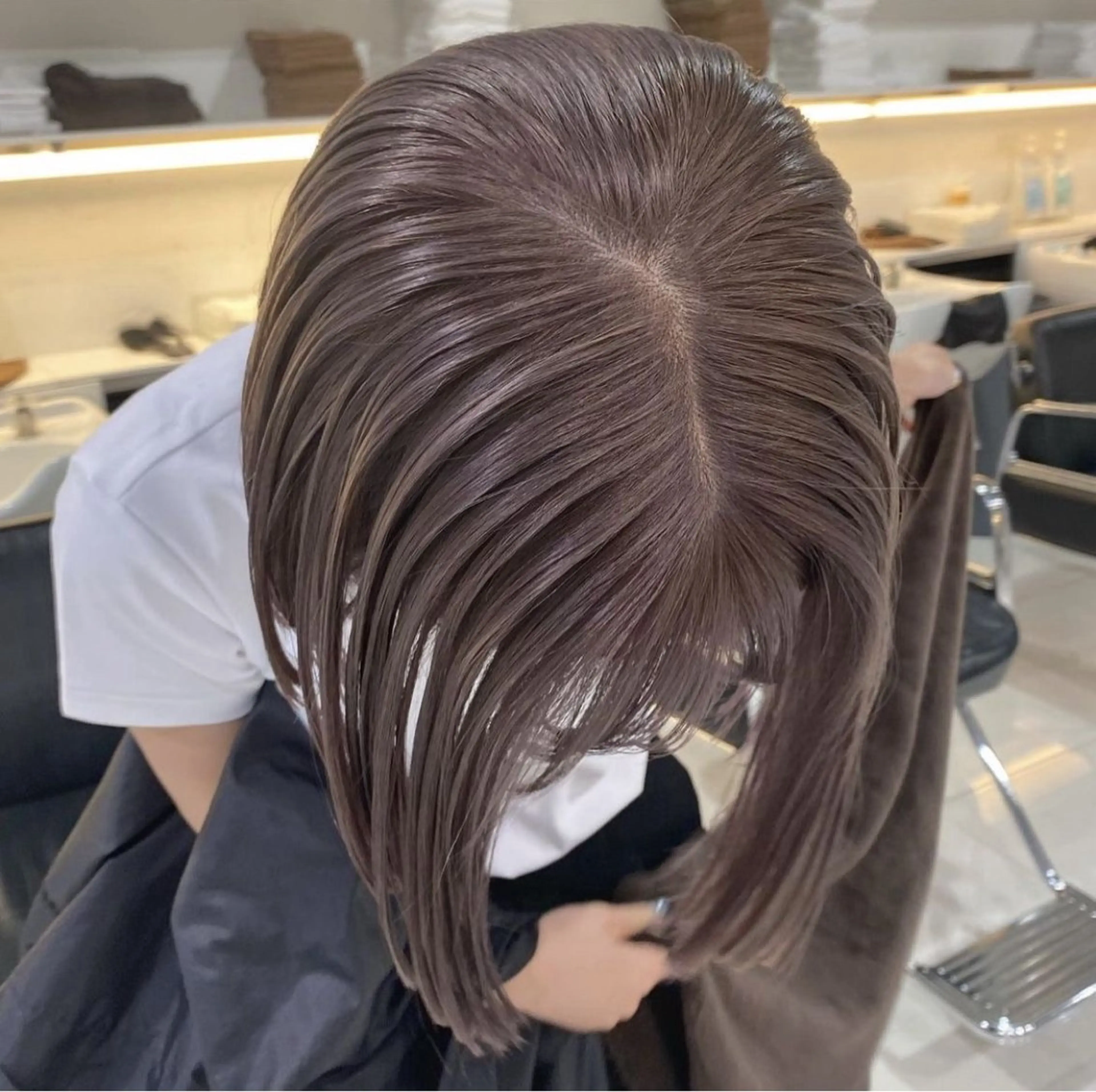 ショート カラー 透明感style 🌿 ASUKAのヘアスタイル