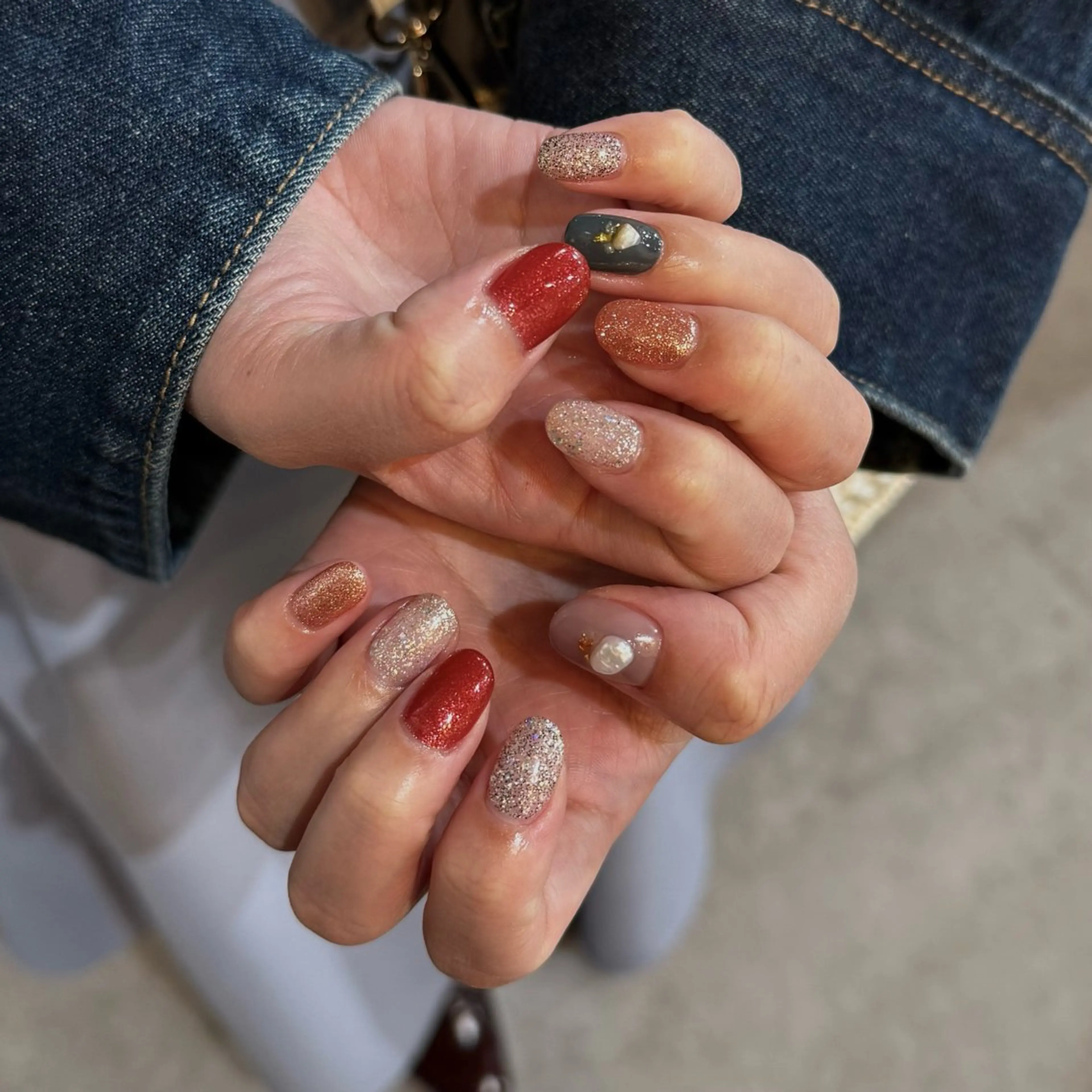 ネイル ハンドネイル キャッツアイ東京 武島のネイルデザイン