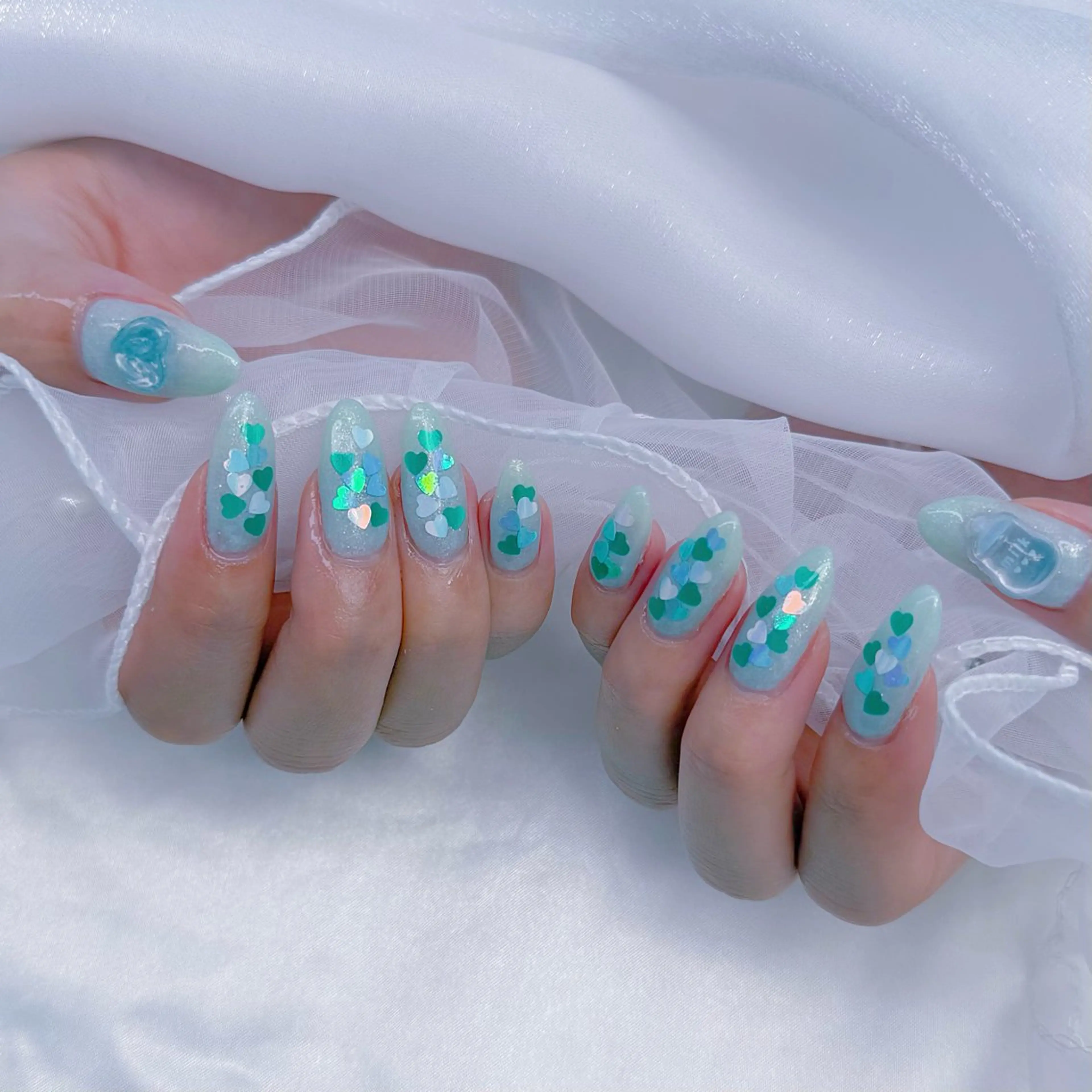 ネイル ハンドネイル Romymoon nail帆南☾ ໋のネイルデザイン