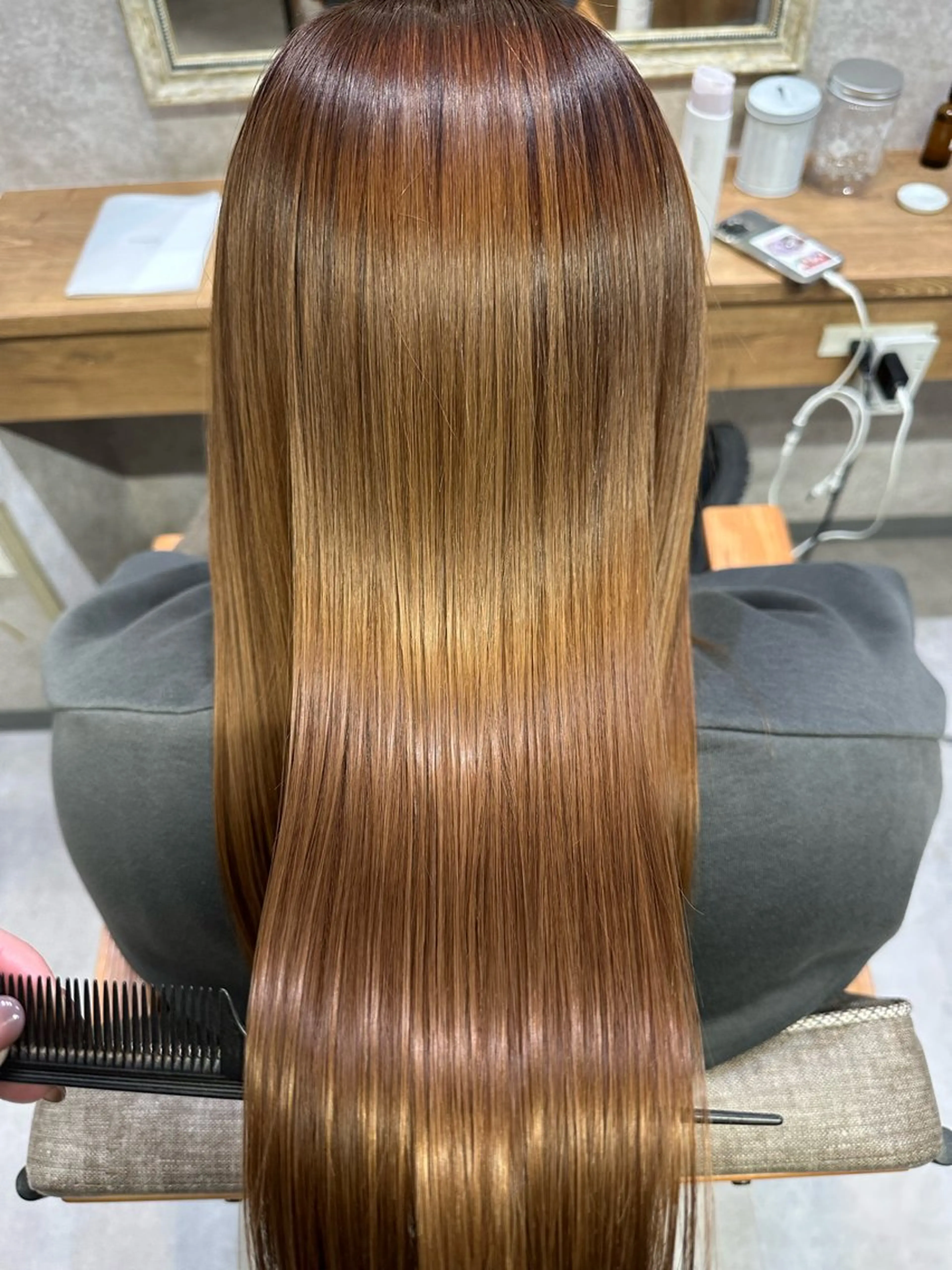 ロング 新越谷/韓国風/艶髪 miyuのヘアスタイル