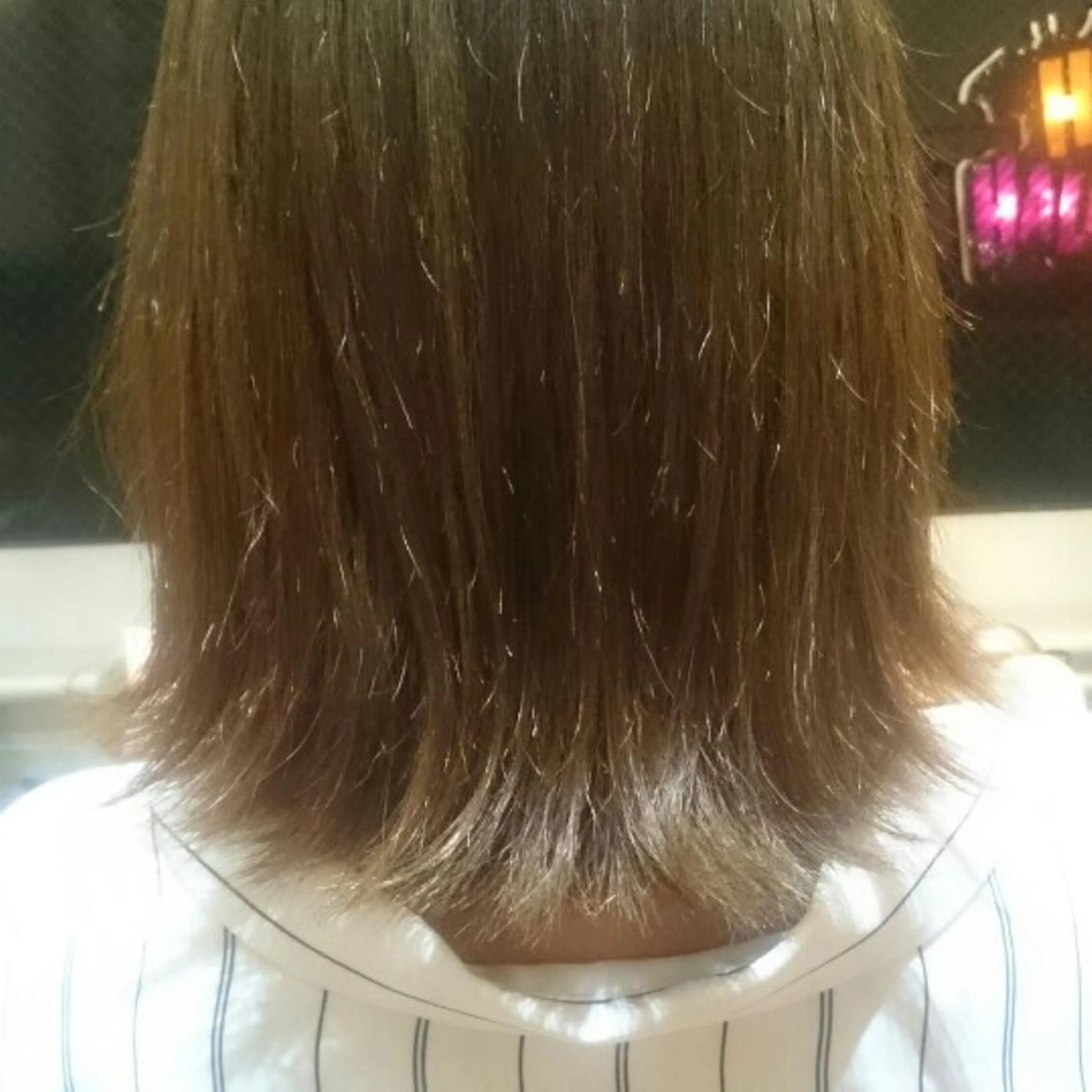 ミディアム カラー 透明感カラー 田邉 俊和のヘアスタイル