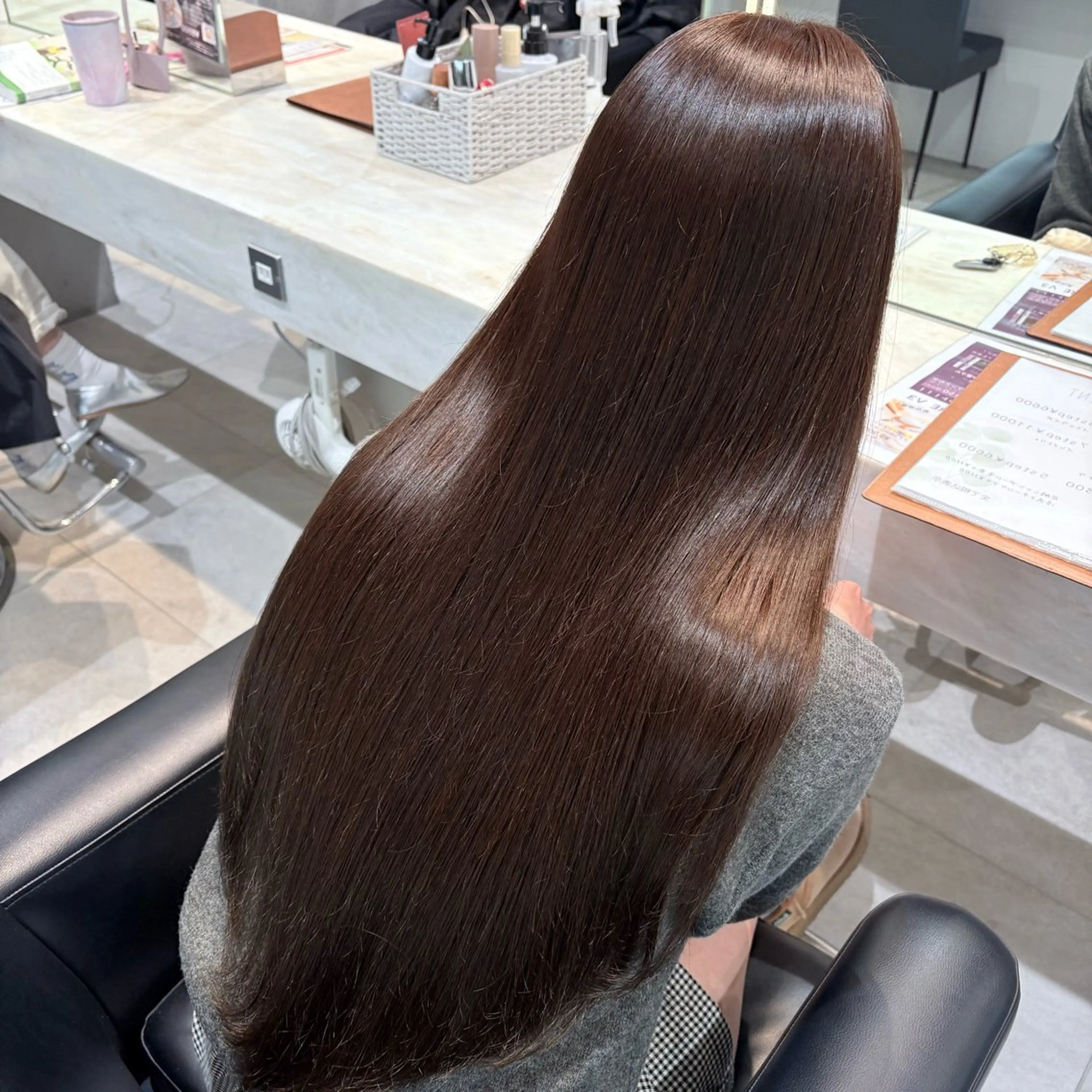 ロング カラー ヘアカラー トリートメント 縮毛矯正/Wカラー /アレンジ🌙あまにのヘアスタイル