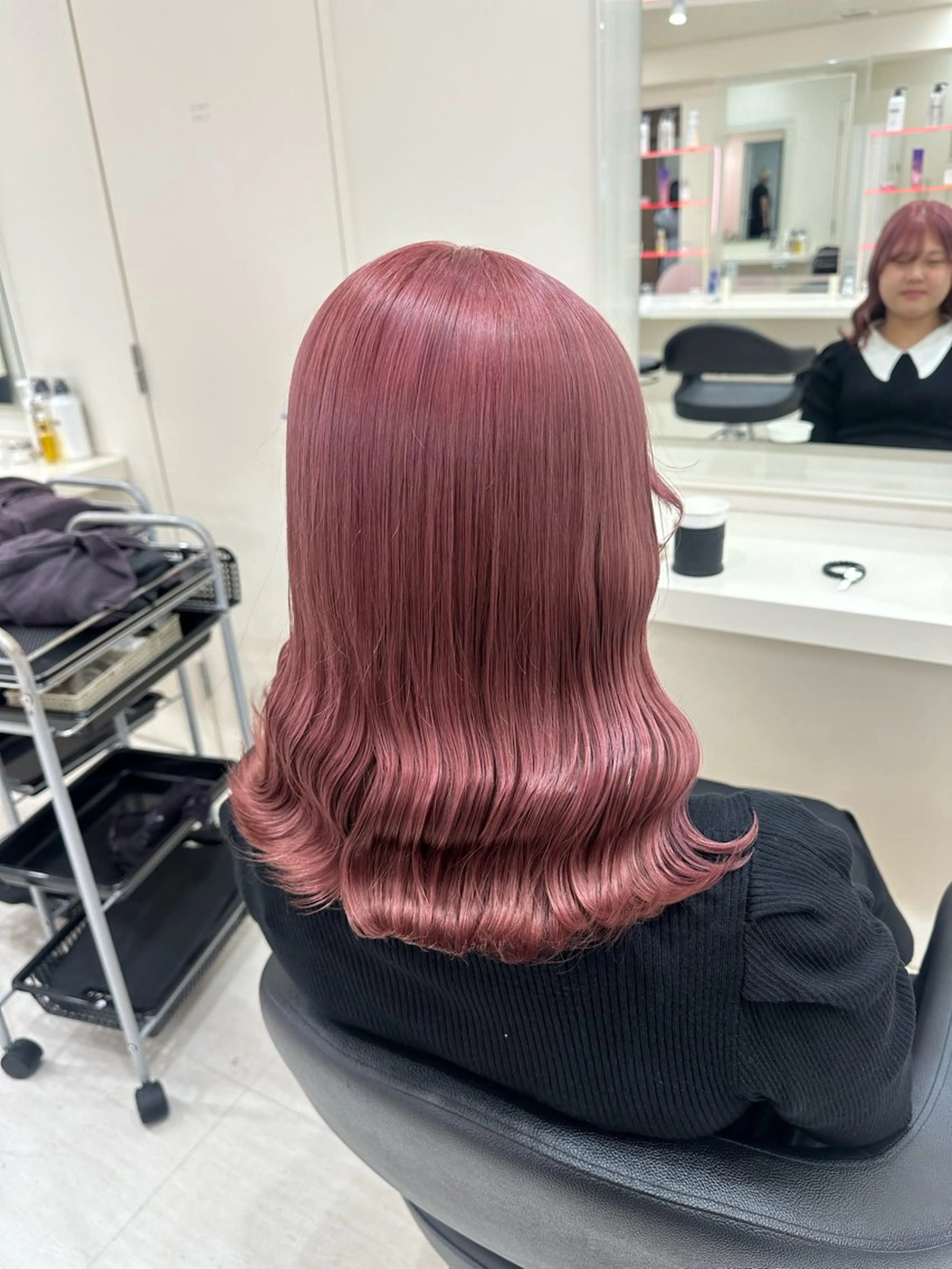 ロング カラー ヘアアレンジ 🎀 yuuka🎀のヘアスタイル