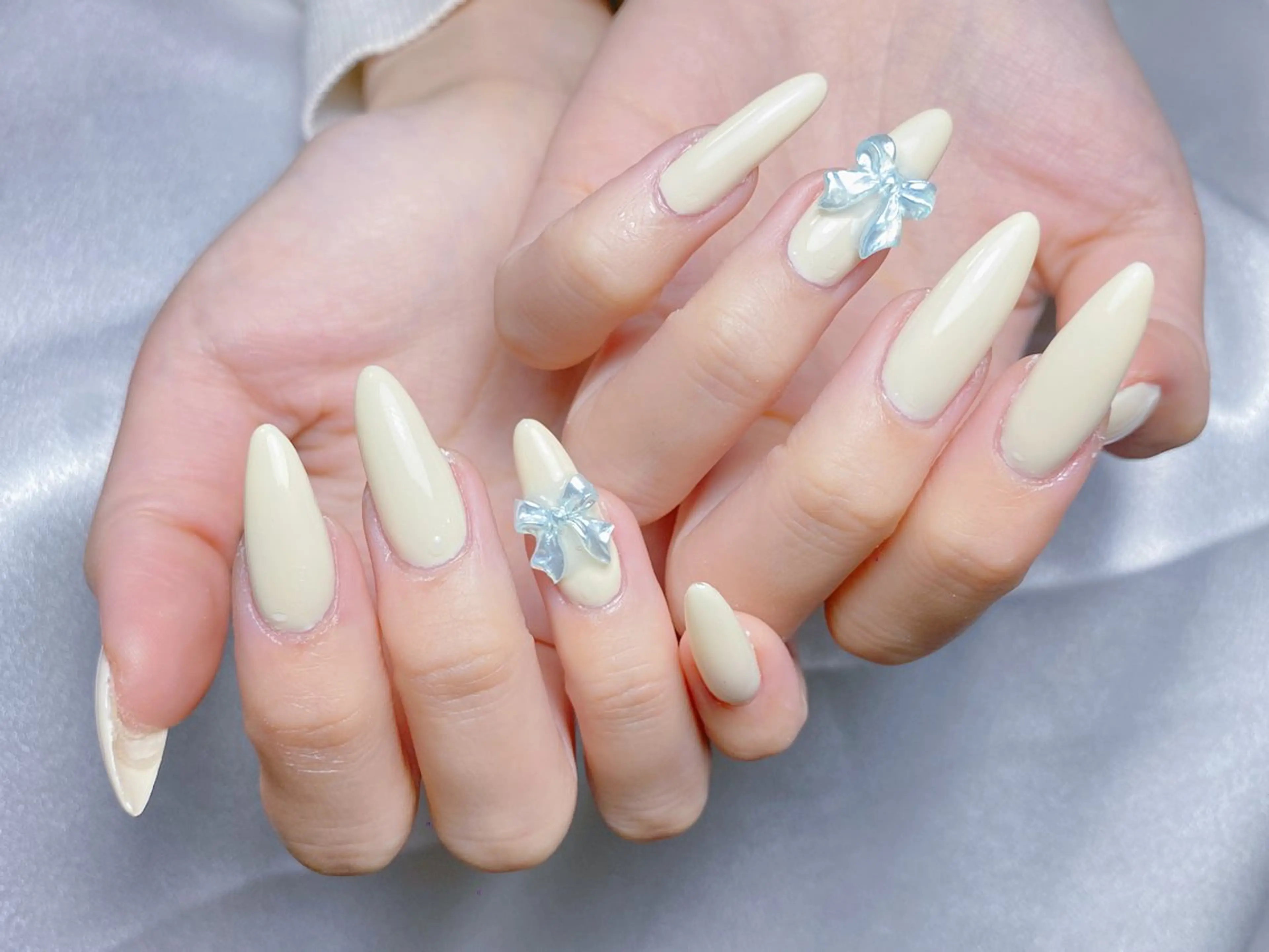 チップ長さ出し10本+ワンカラーの写真