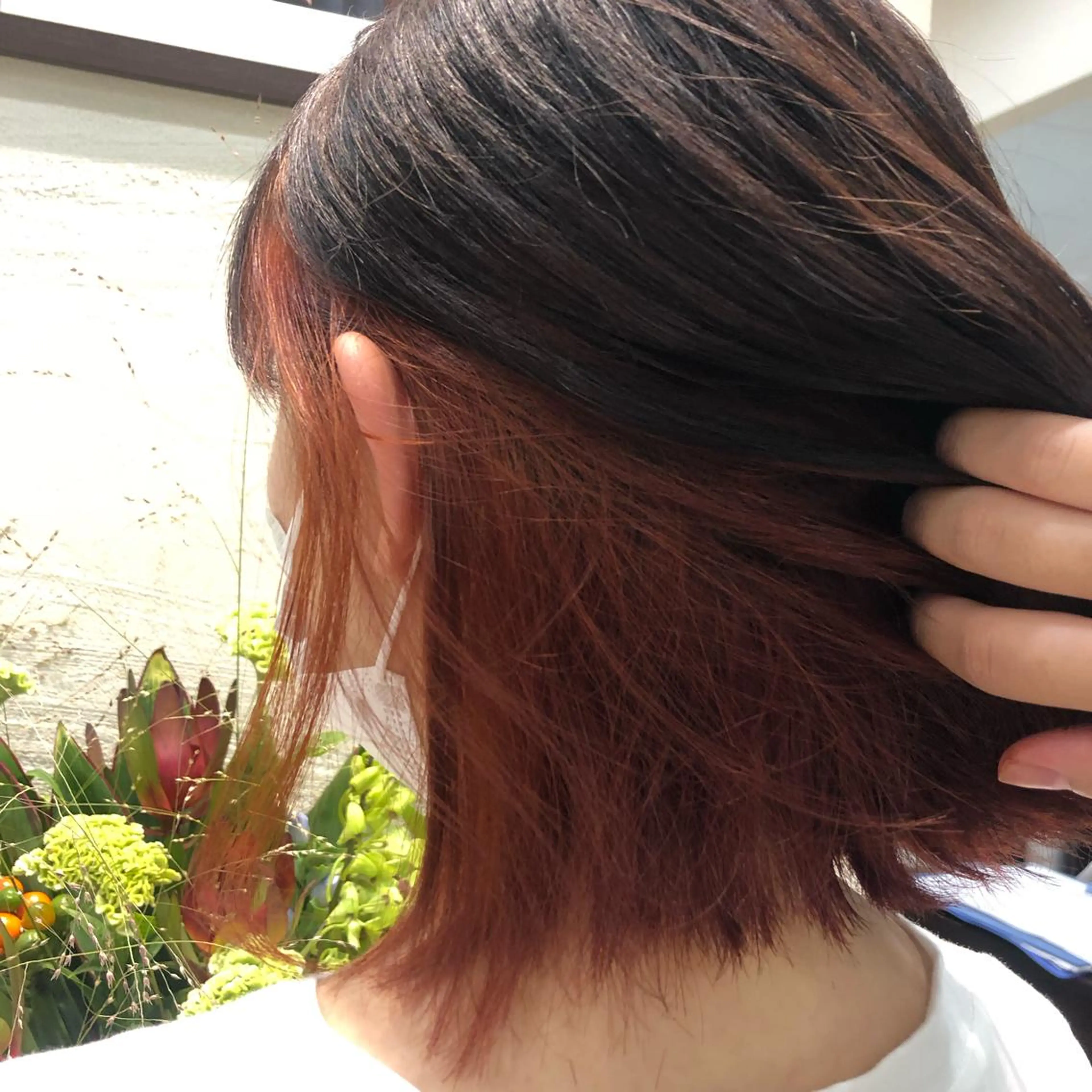 ミディアム ✨髪質改善矯正× ブリーチ✨YU-KIのヘアスタイル