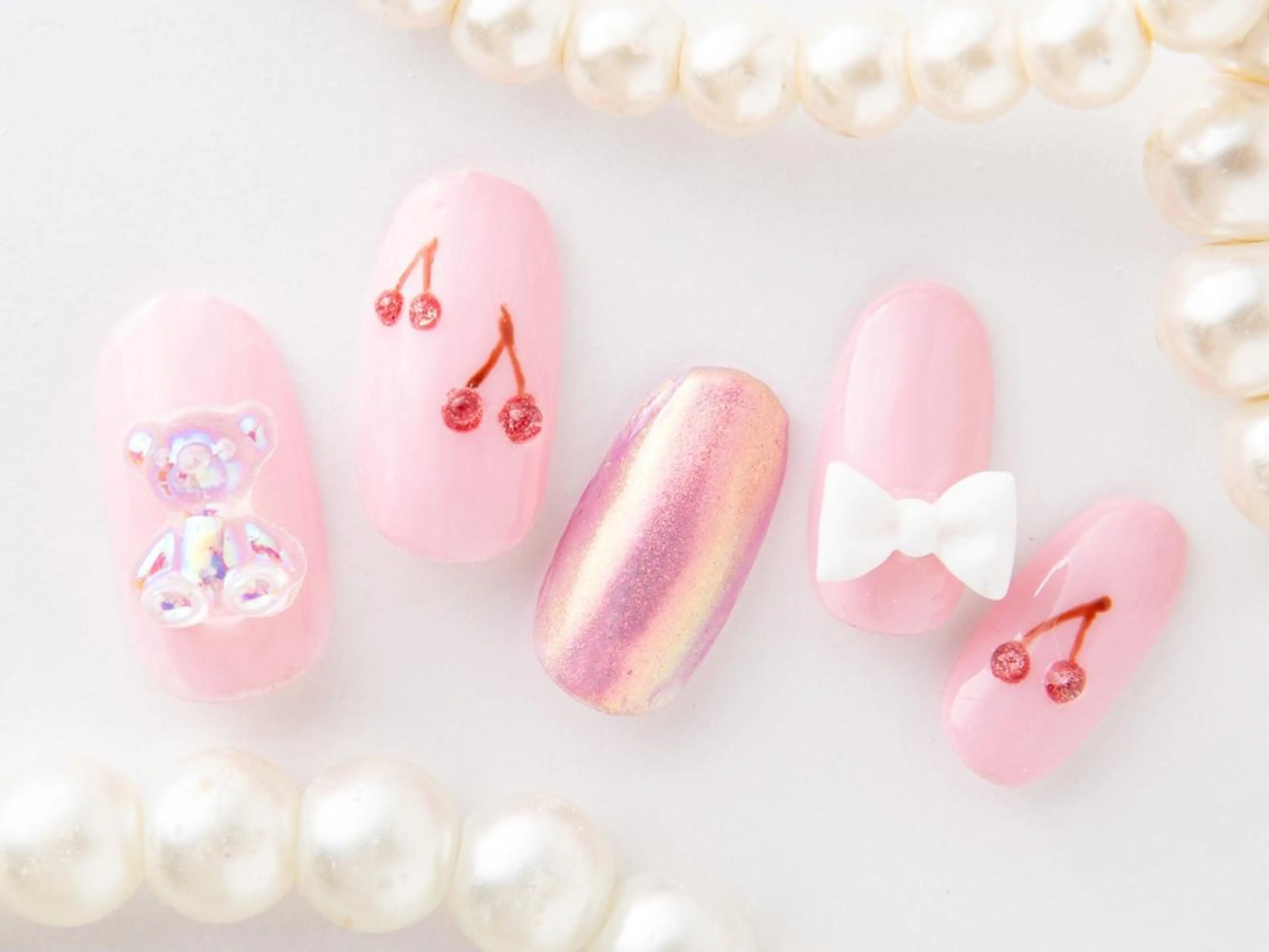 ネイル 桜ネイル 成人式 長さ出し フラッシュネイル フットネイル 💗🪽Tiary Nail🪽💗のネイルデザイン
