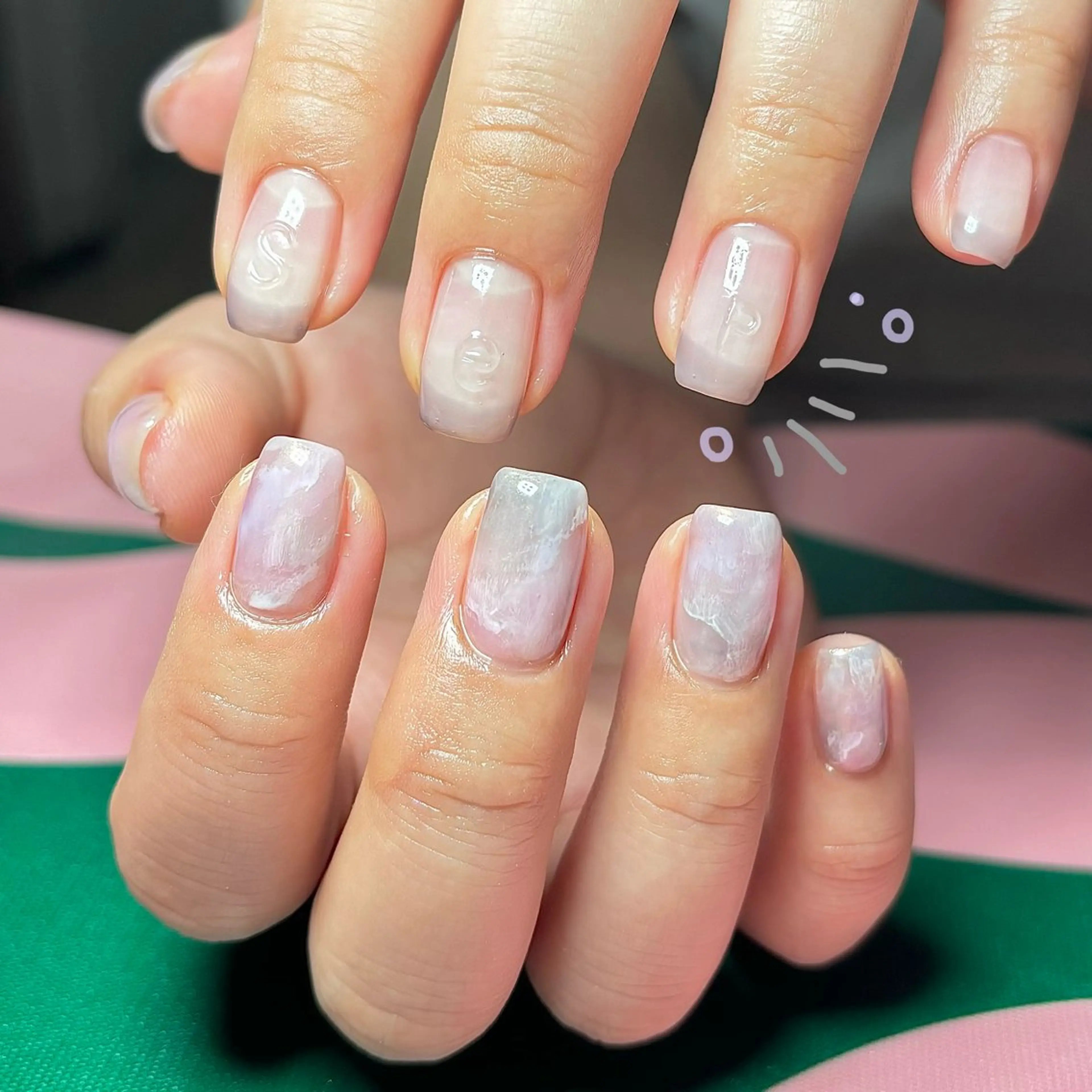 ネイル 持ち込み ハンドネイル Nailsalon BLOOM🌷 山崎のネイルデザイン