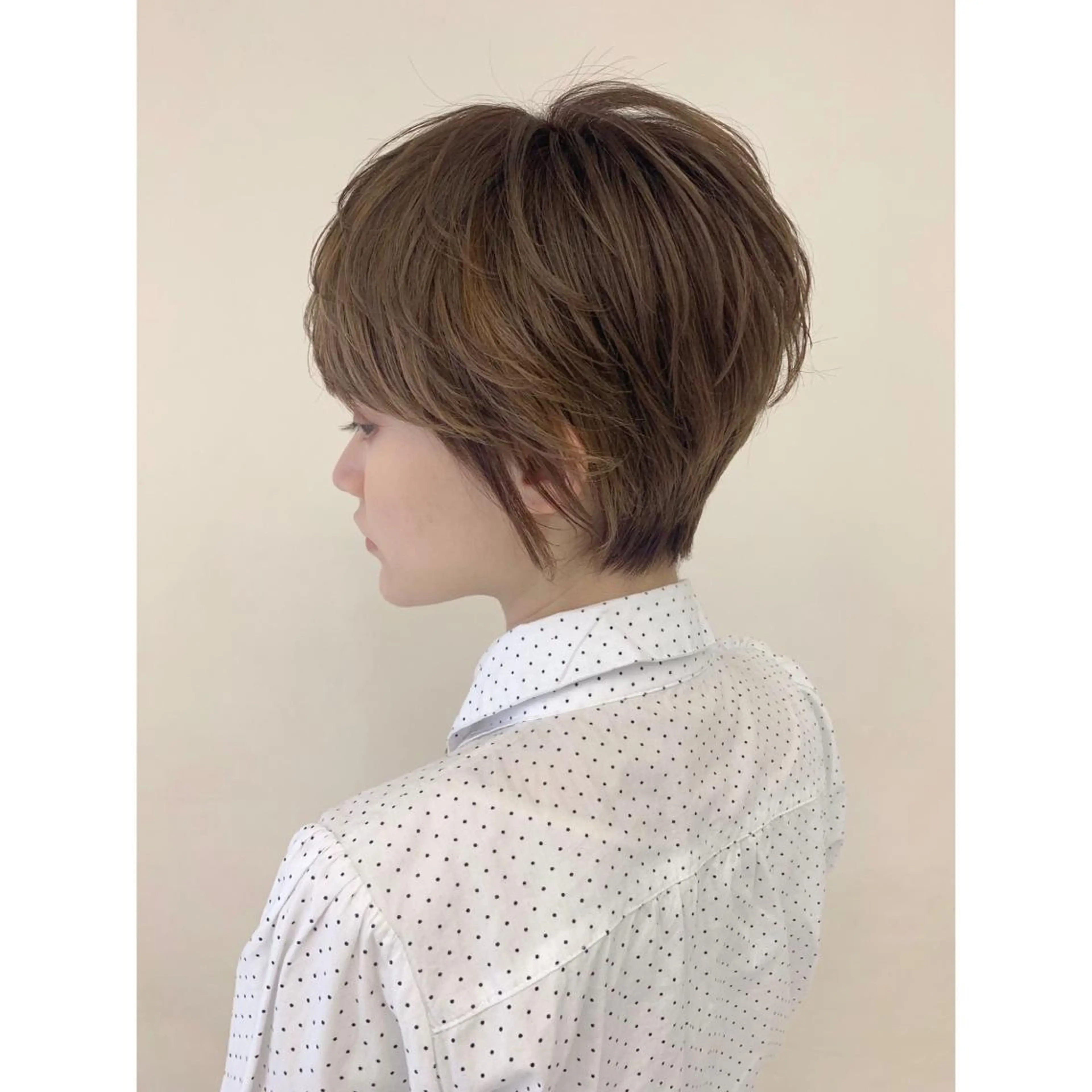 ショート カラー ショートヘア 牧野美波💎ショート ヘア/カット/天神のヘアスタイル