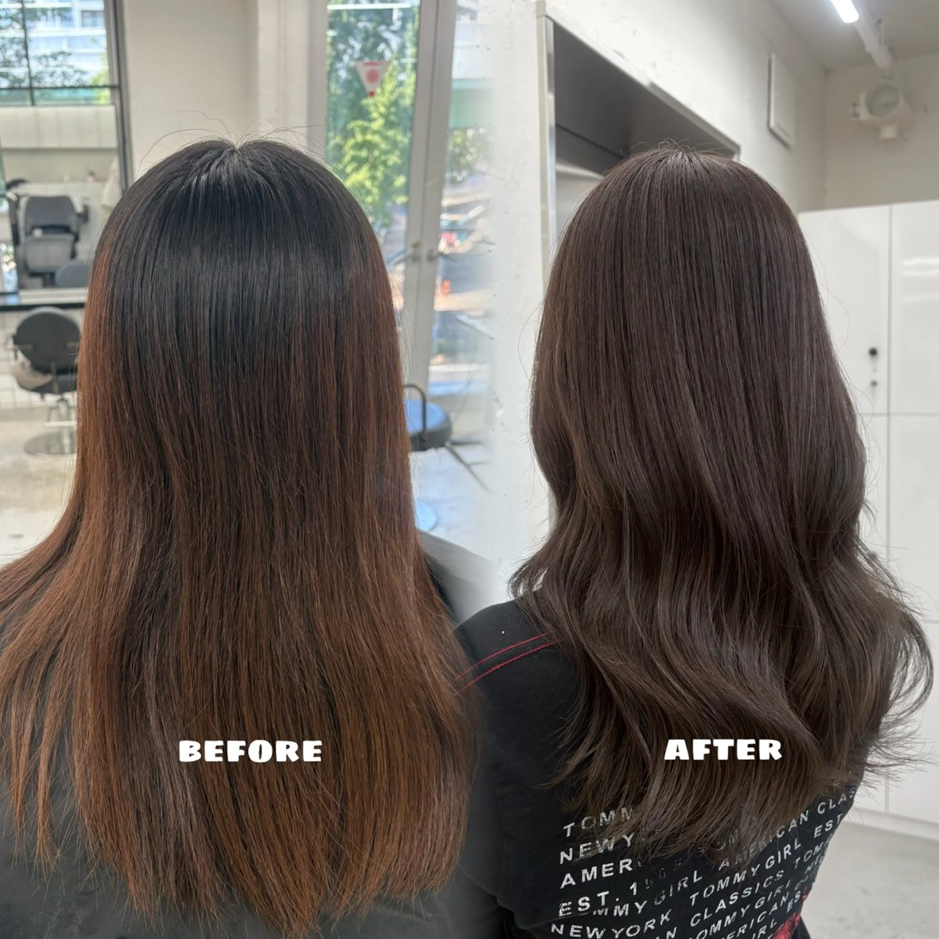 ロング カラー ベージュカラー ブリーチ 透明感カラー ブリーチなしカラー オリーブベージュ ヘアカラー 🌟ゆりあ🌟 JILLSTUDIOのヘアスタイル
