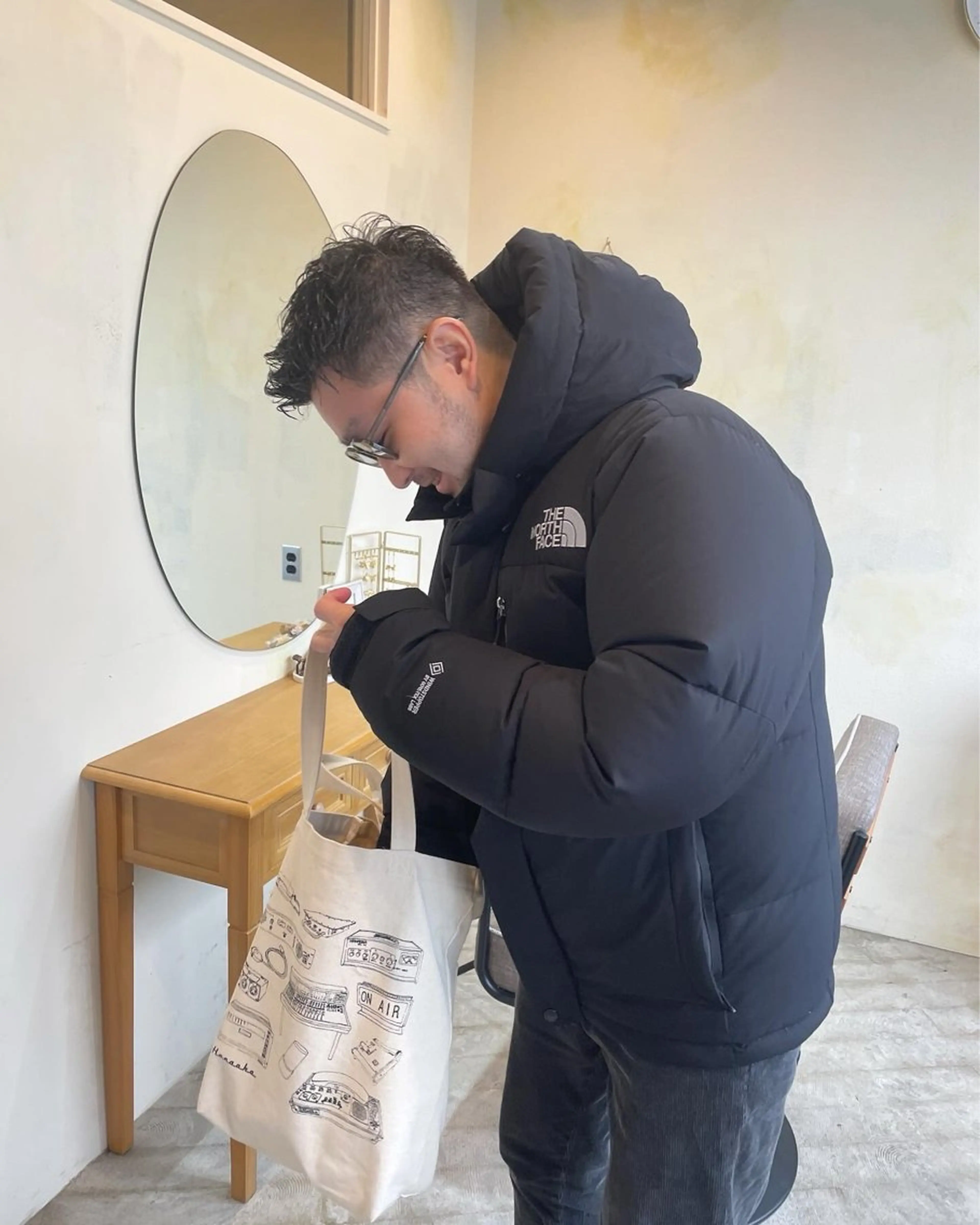 メンズ 🍋透け感カラー🍃 オリーブ🍐Kahoのヘアスタイル