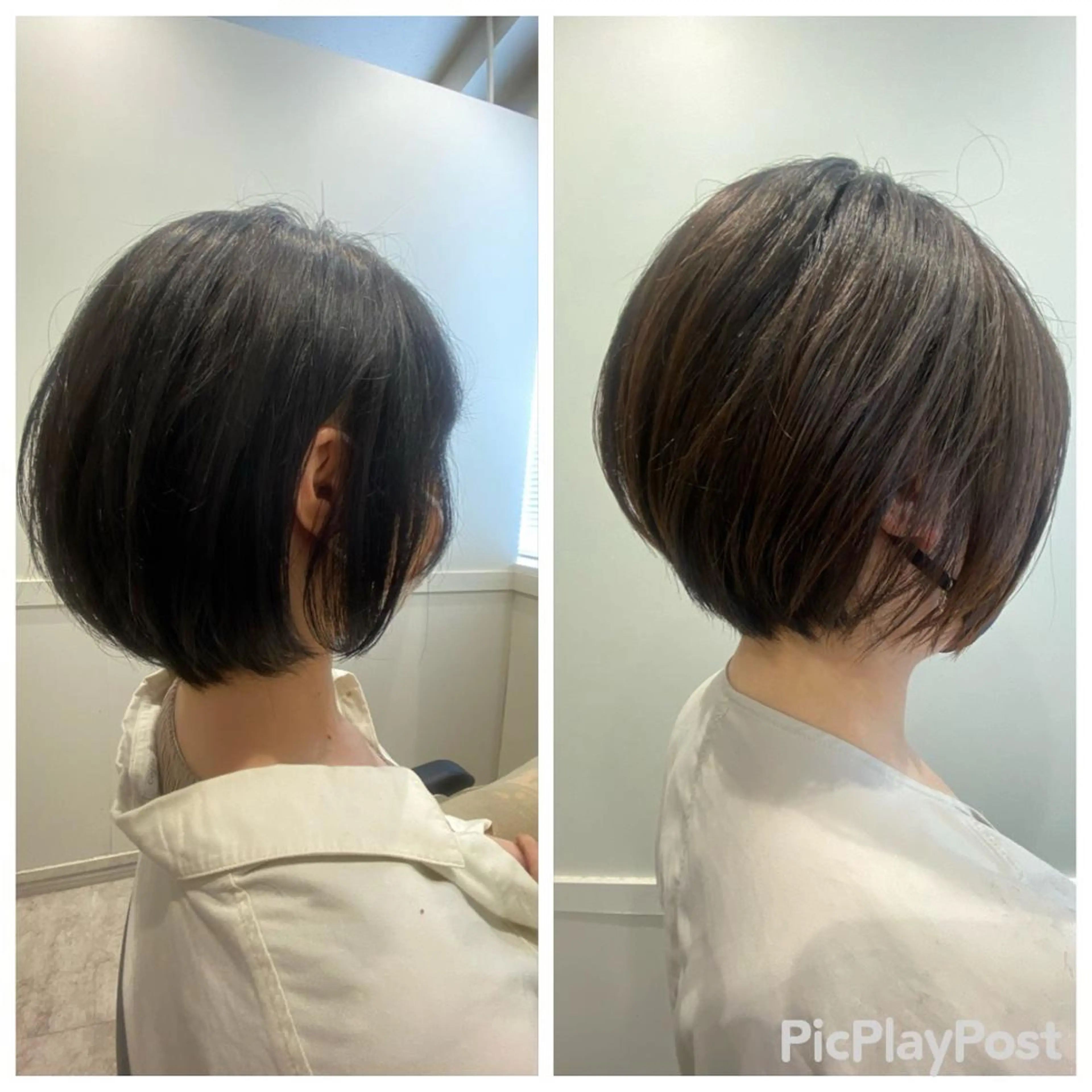 ショート パーマ 髪質改善 縮毛矯正 ブリーチ縮毛矯正 ／髪質改善／KEIのヘアスタイル