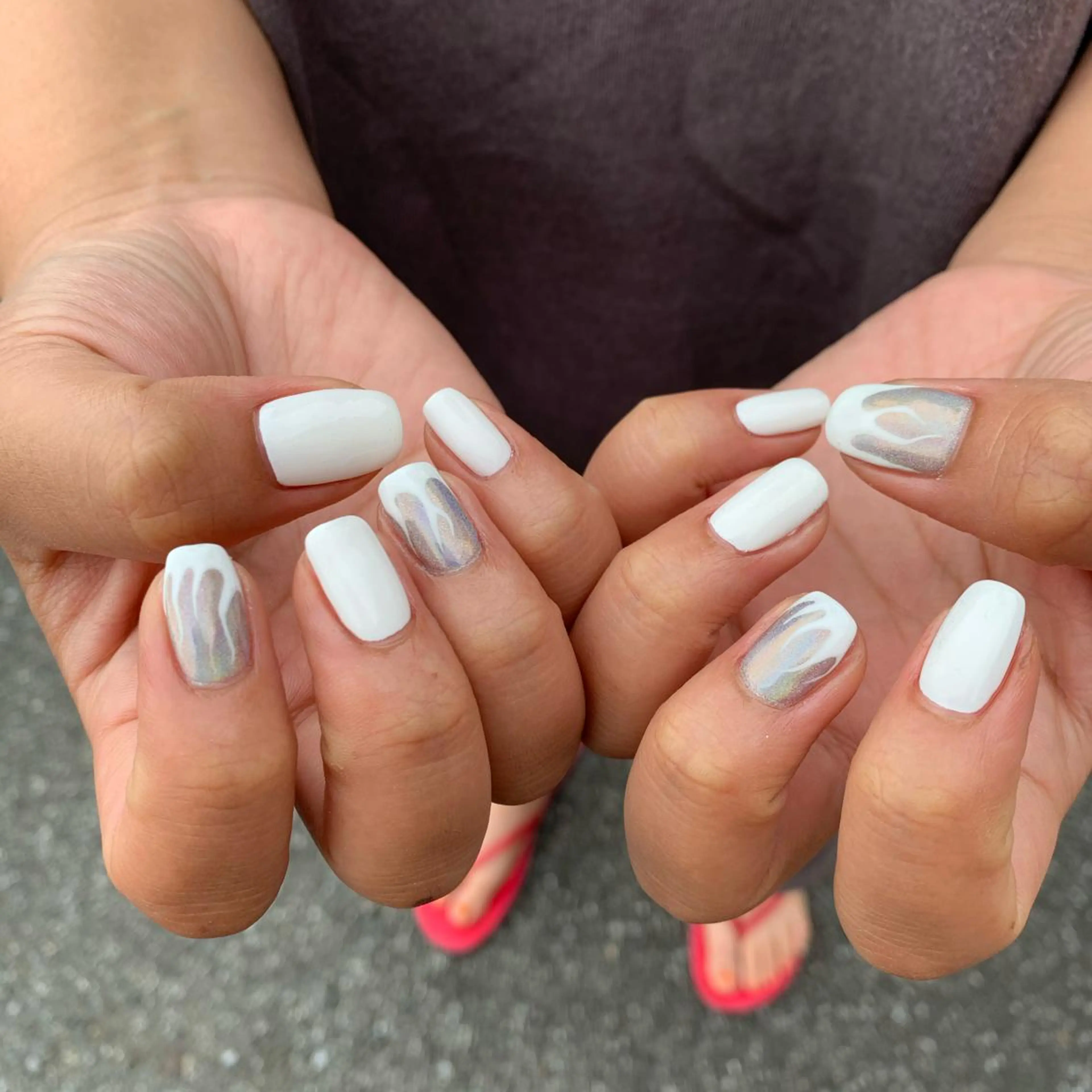 ネイル シンプルネイル ハンドネイル 佐藤 穂乃香のネイルデザイン