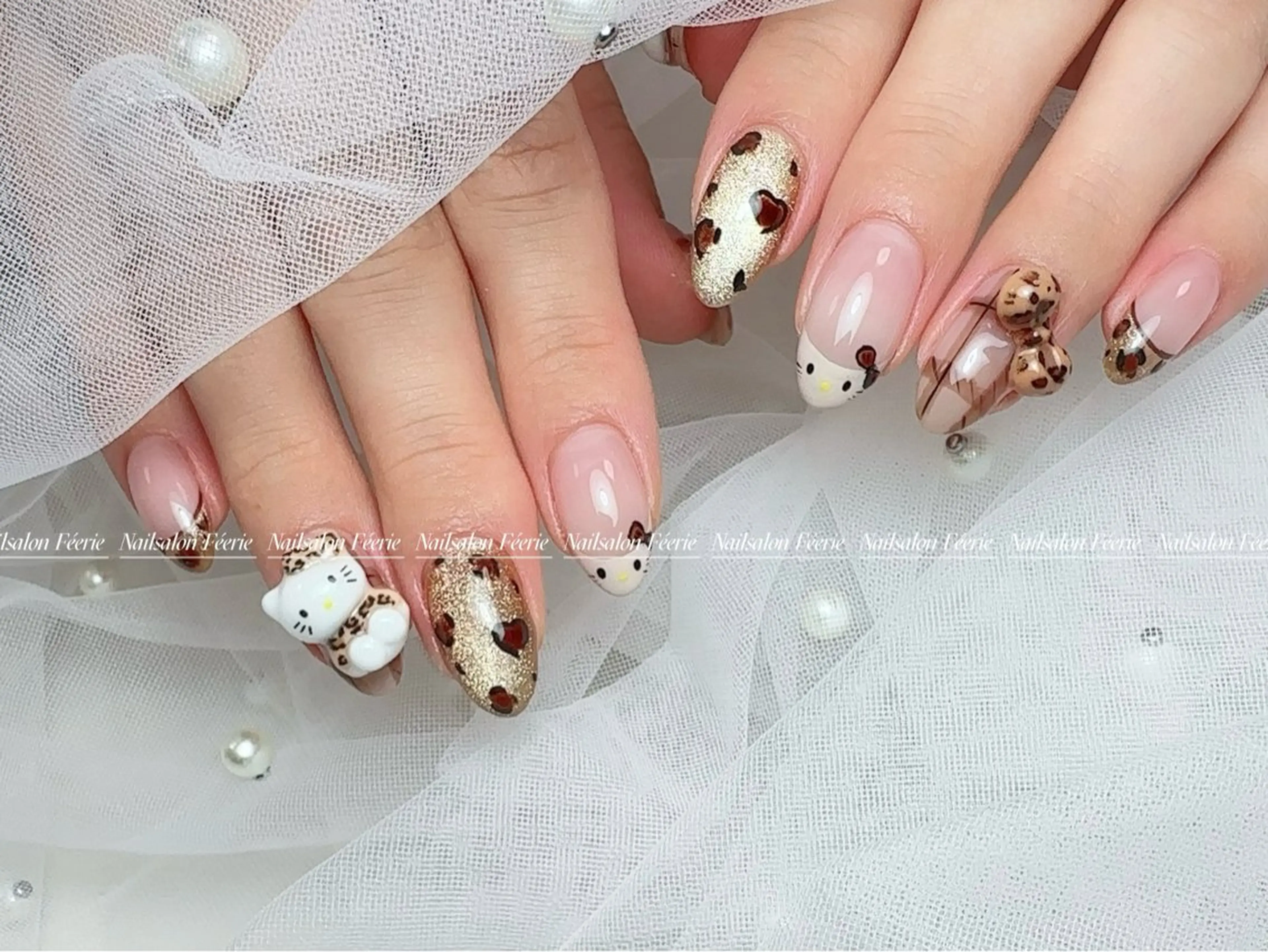 ネイル 成人式 長さ出し フットネイル フレンチネイル ジェルネイル ハンドネイル ハンドケア nail salon Feerieのネイルデザイン