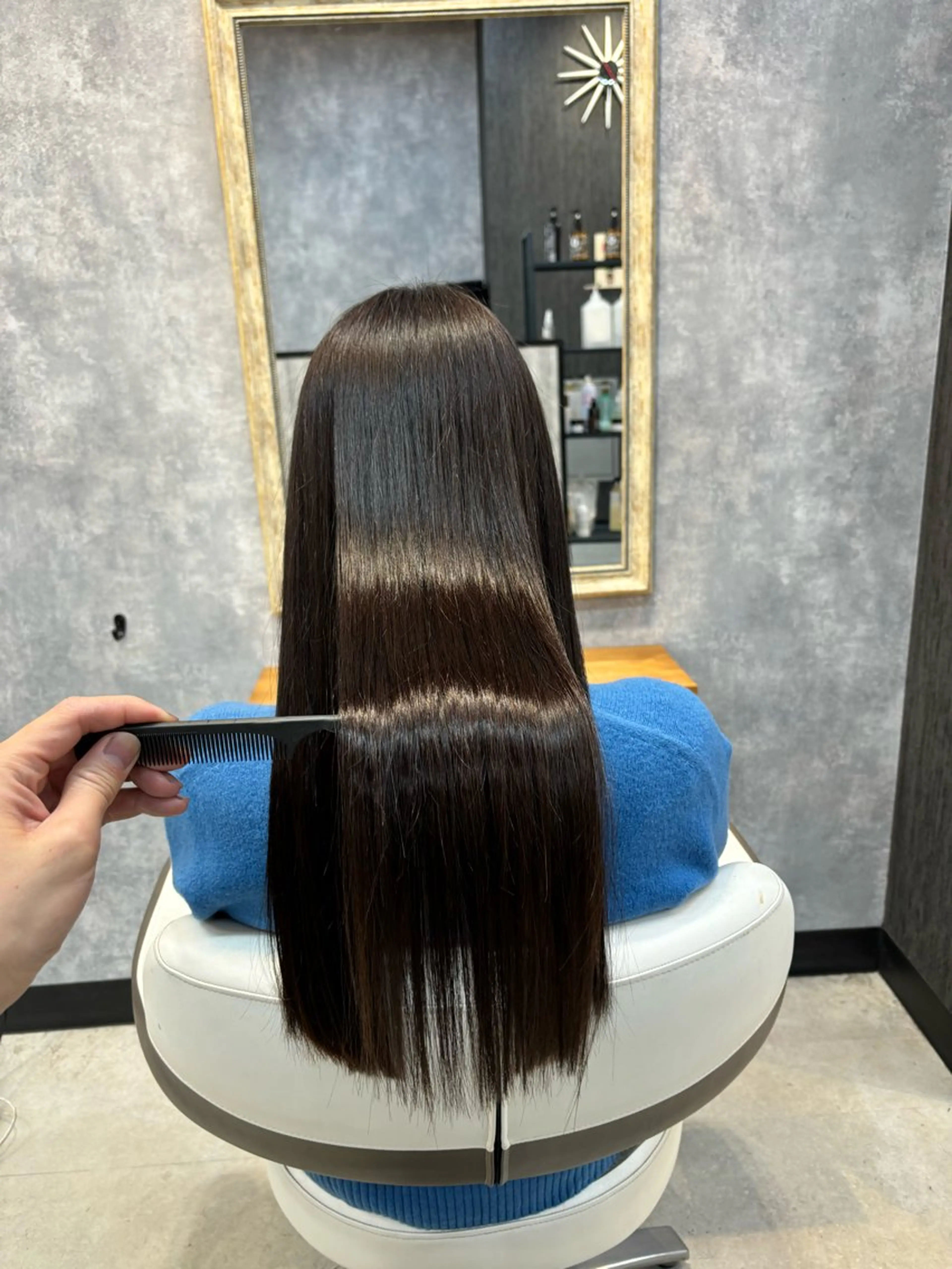 ロング カット 縮毛矯正 en Siena エンシエナのヘアスタイル