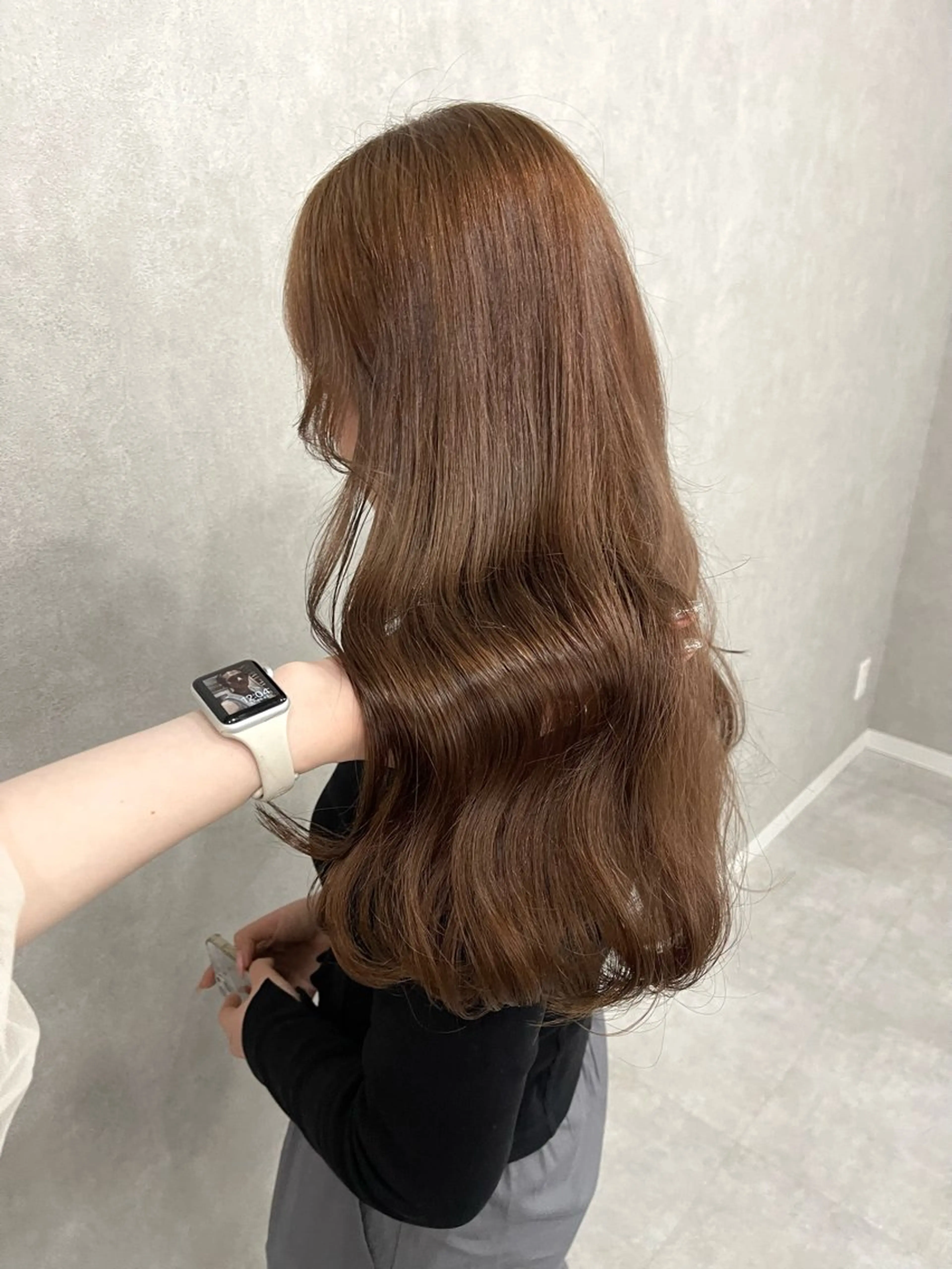 ロング カラー ベージュカラー ブリーチ ダブルカラー ブリーチなしカラー ヘアカラー トリートメント 盛れる顔まわり✨🎀 レイヤー別所好葉のヘアスタイル