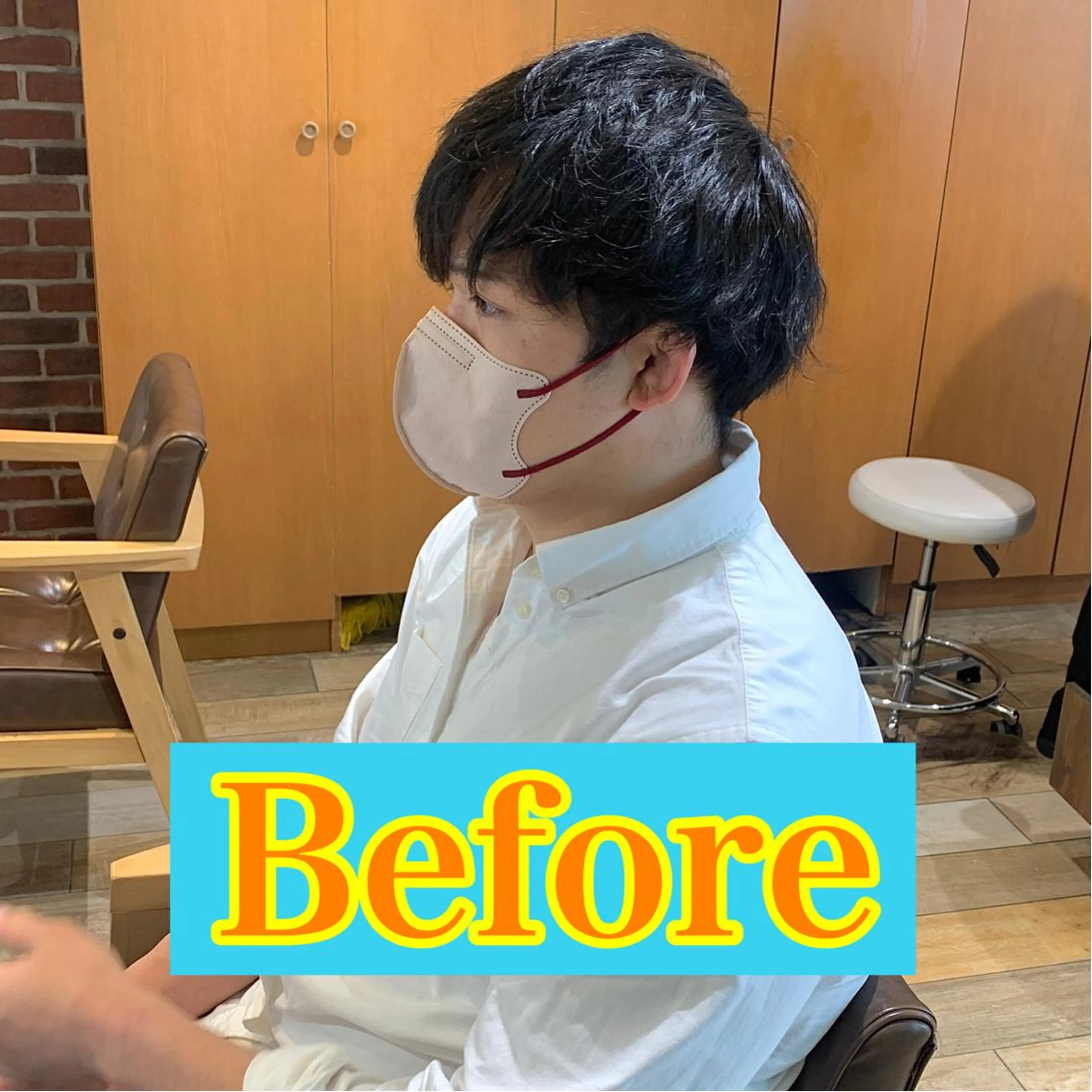 ショート パーマ メンズ カルマパーマ メンズ韓国風 メンズパーマ スペインカール 波巻きパーマ メンズパーマ&メンズ 縮毛矯正/平野/渋谷のヘアスタイル