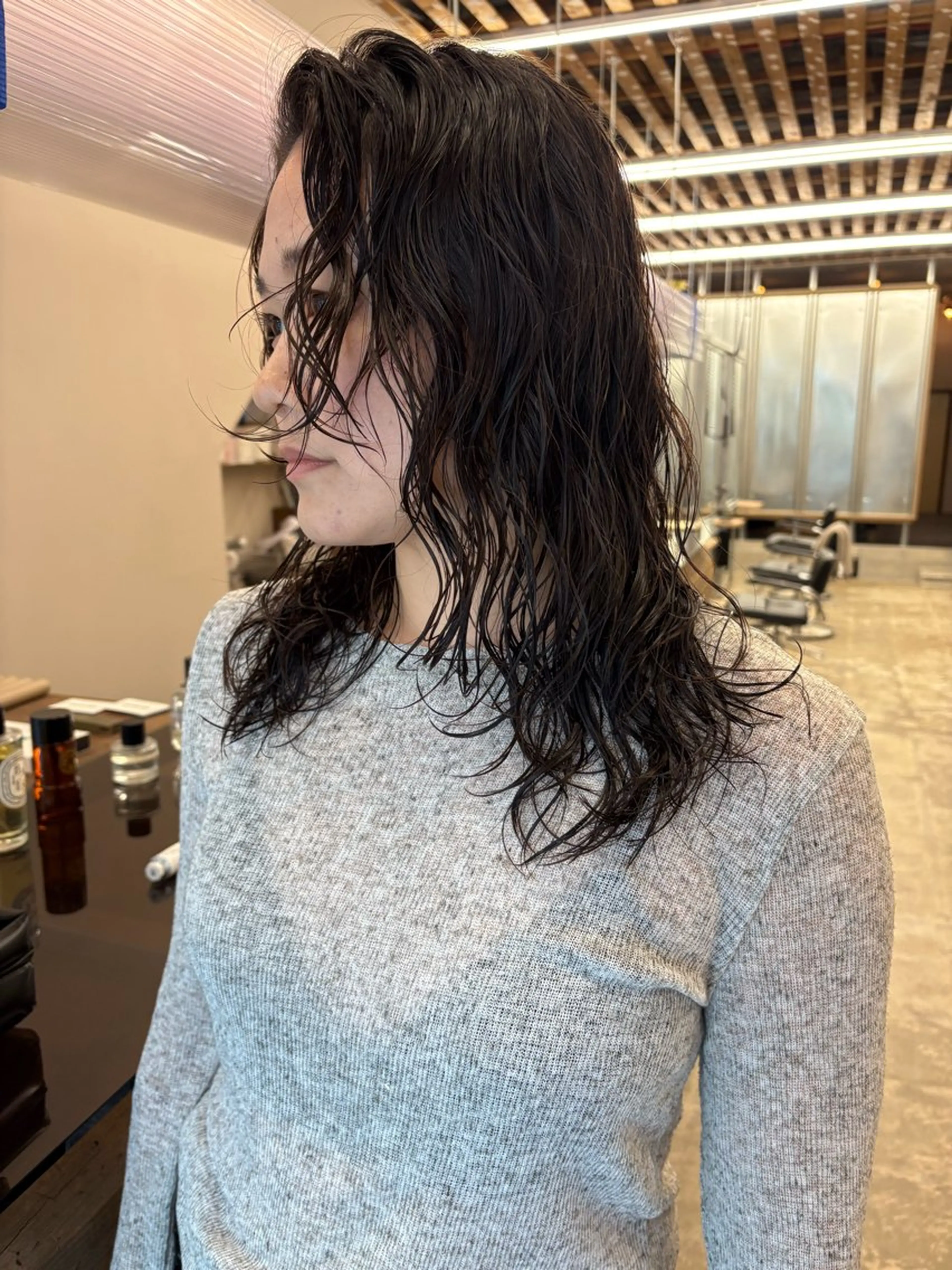 🟨ミニモ限定🟨カット＋ケアパーマ＋トリートメントの写真