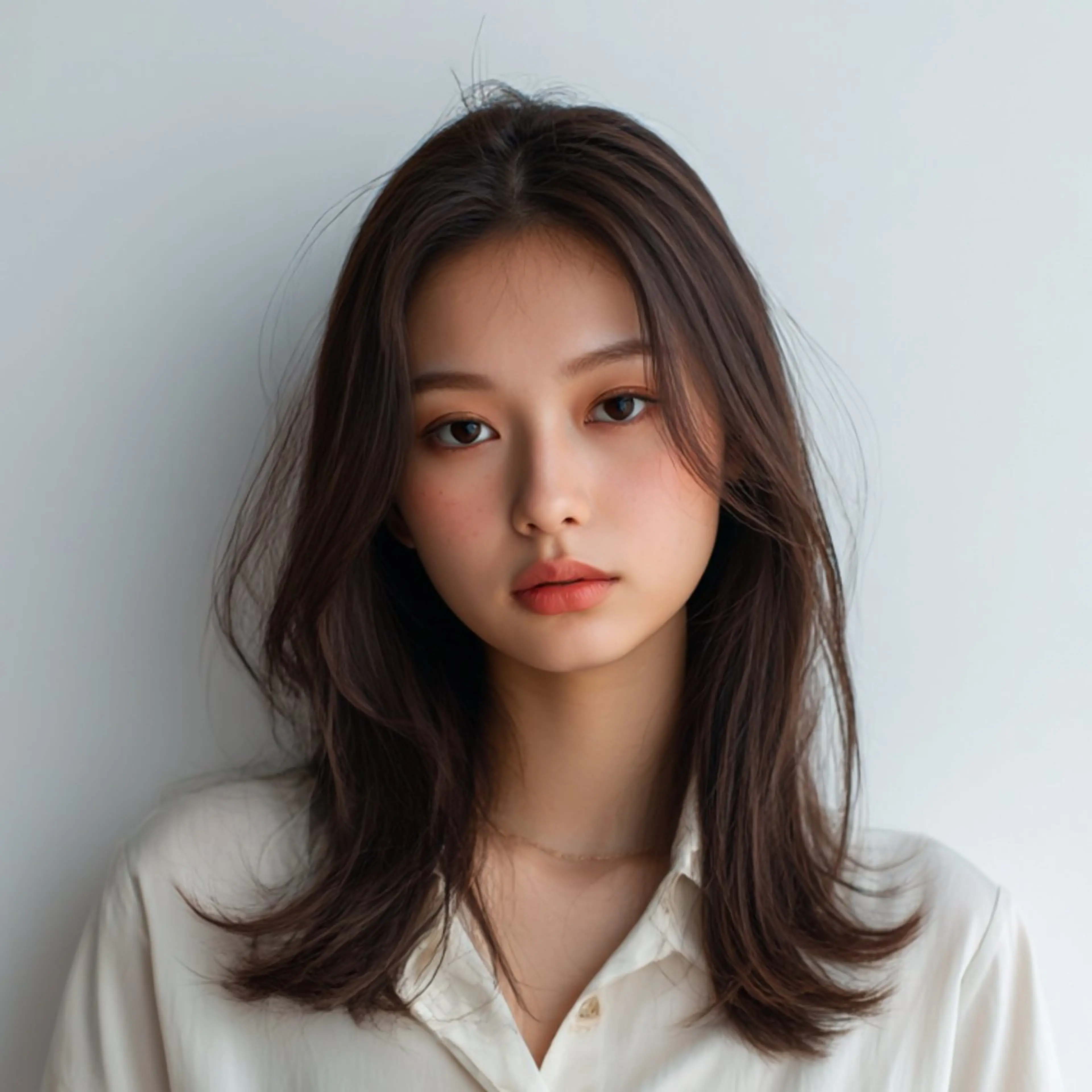 セミロング 飯田 知将のヘアスタイル