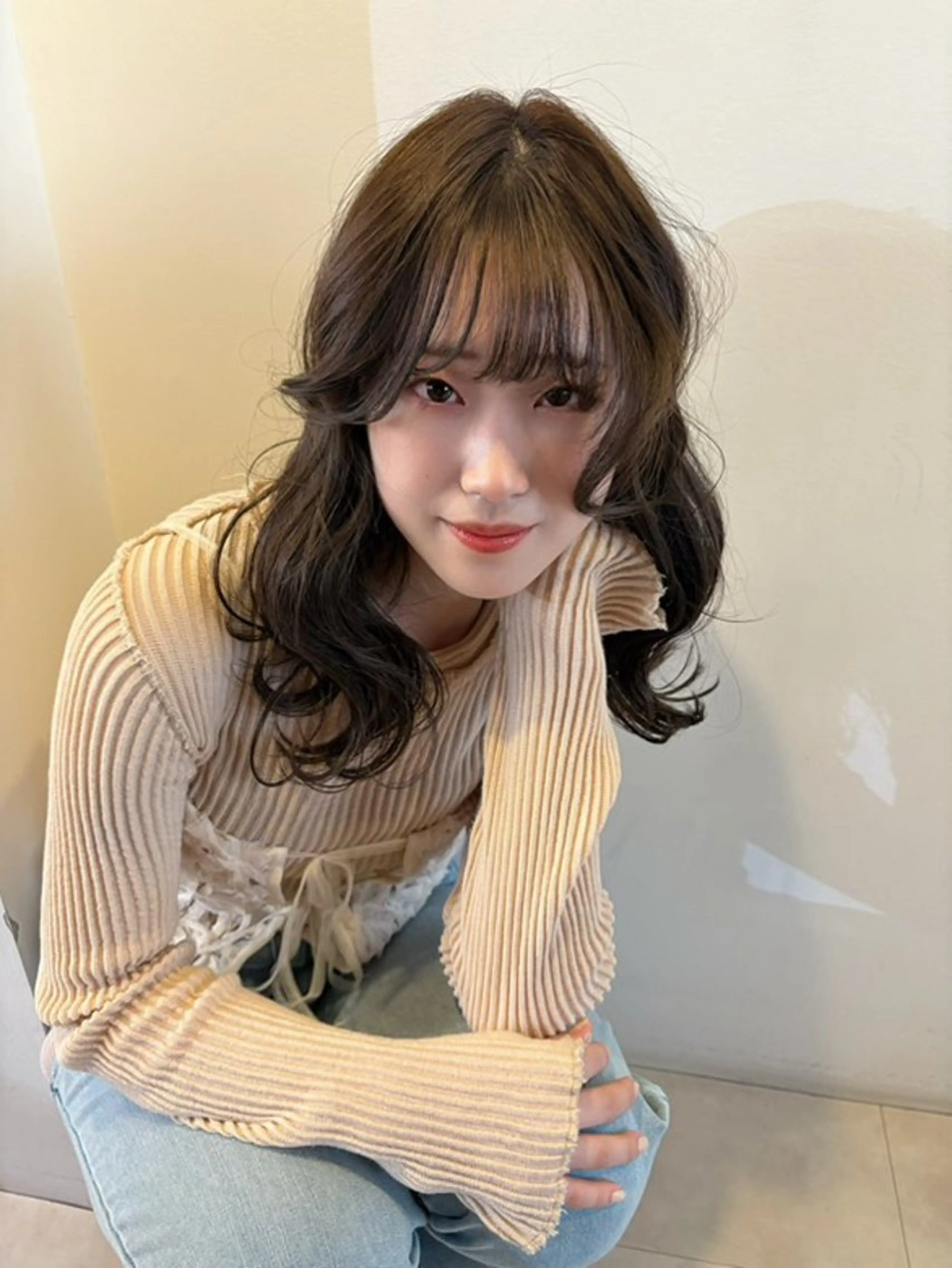 カット+シャンプー✂︎ロングスタイルからミディアムスタイルに切らせていただける方！●ベルボブ●ミディアムレイヤーなど！の写真