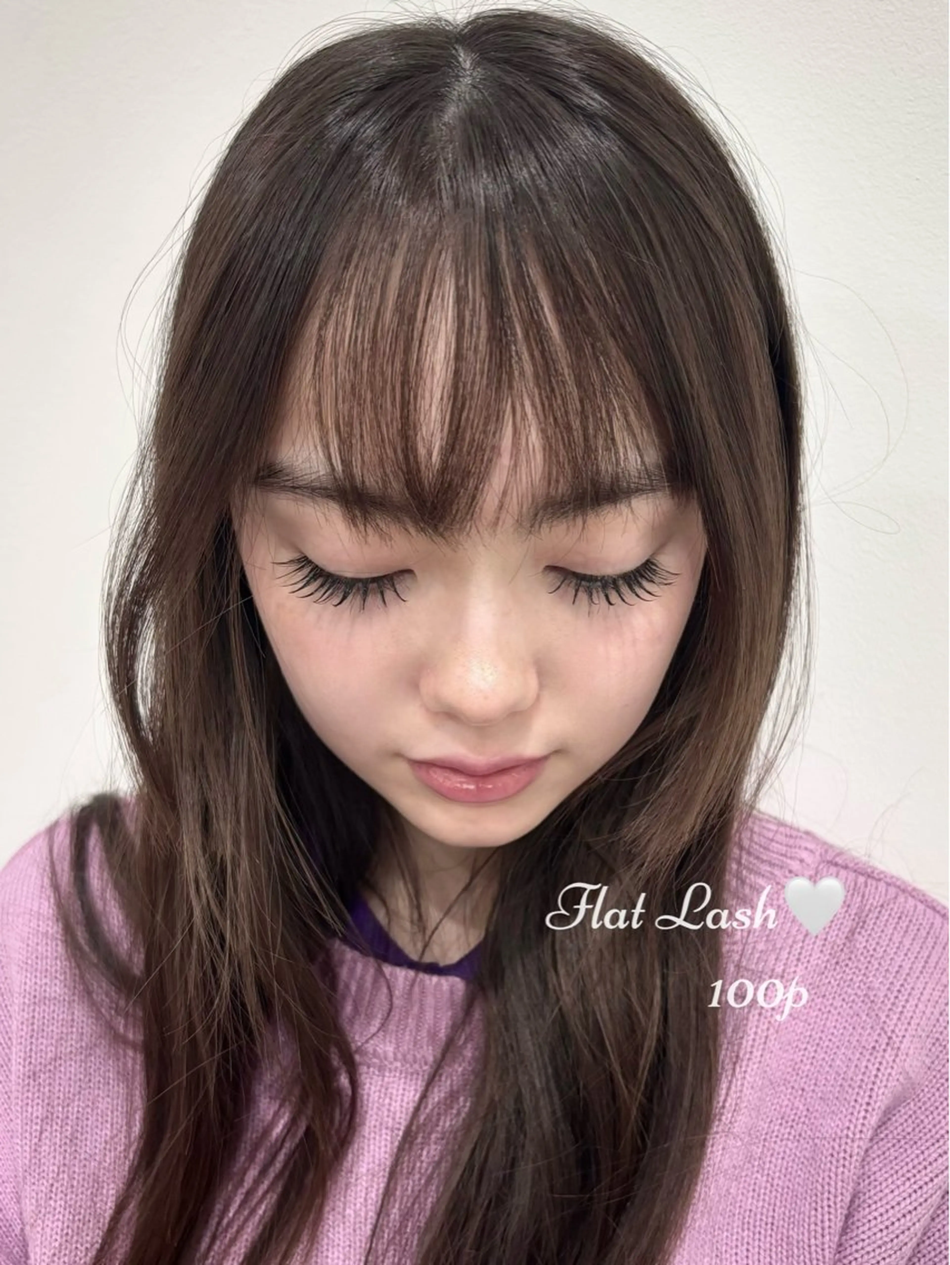 マツエク・マツパ フラットラッシュ マツエク eyelash mimi🩶のマツエク・マツパデザイン