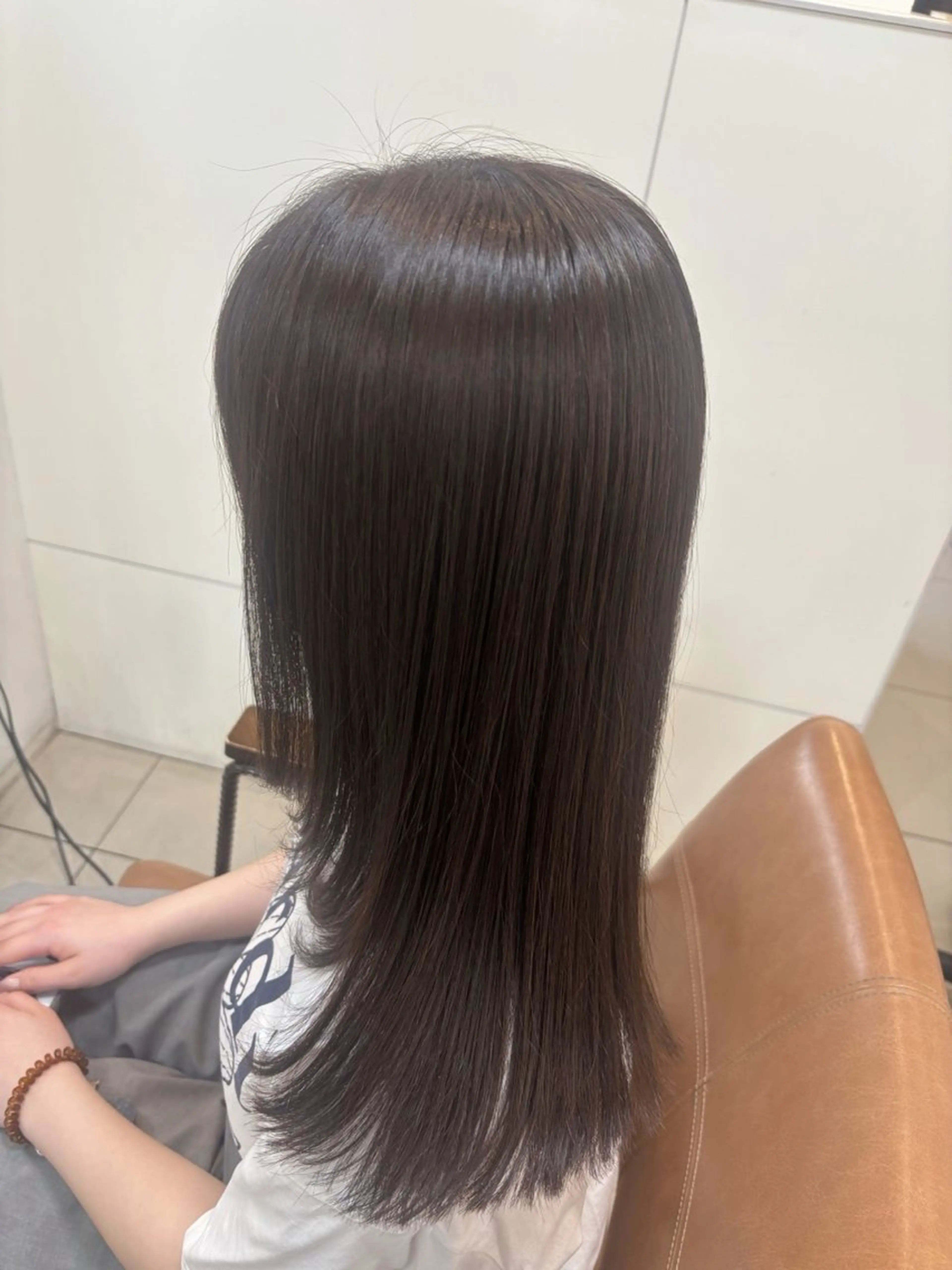 ミディアム カラー アッシュ アッシュブラウン ブラウンカラー 髪質改善 ヘアカラー トリートメント 頭皮×髪質改善 透明感カラー💎中村のヘアスタイル