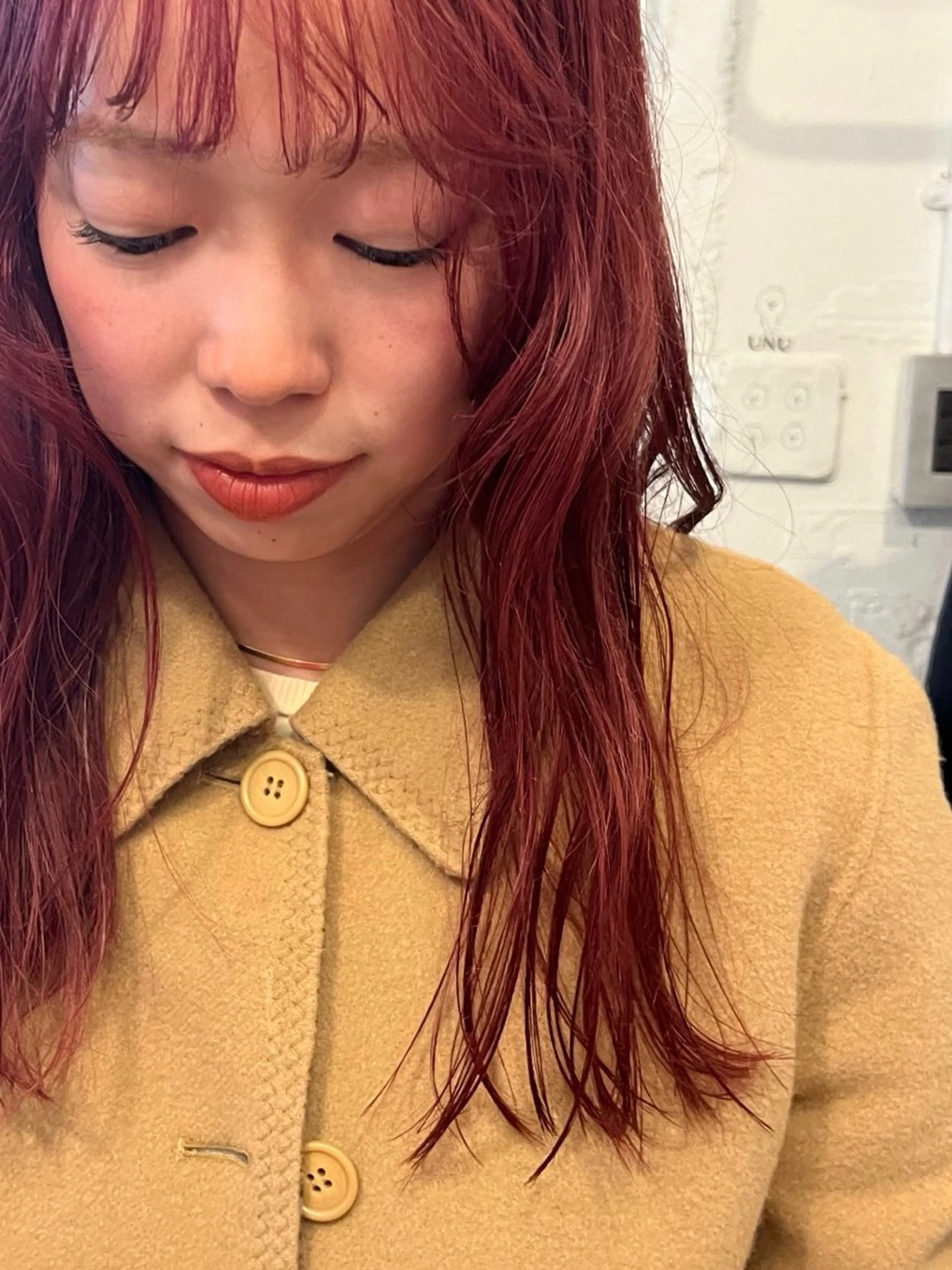 ロング カラー パーマ ✴︎UNU ✴︎モエカのヘアスタイル