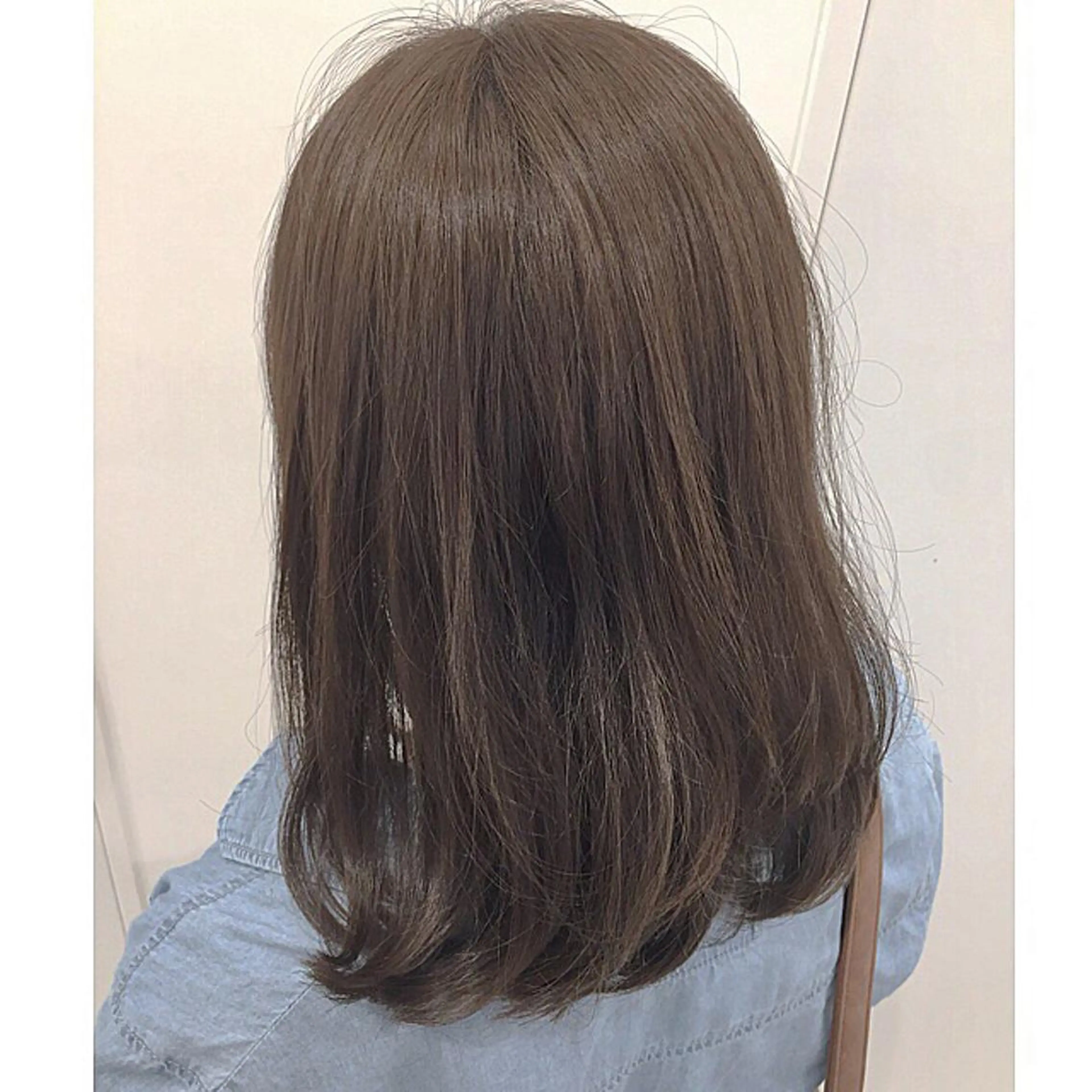 ミディアム カラー アッシュ 透明感カラー ヘアカラー トリートメント 透明感♡︎♡︎ 佐々木早苗のヘアスタイル