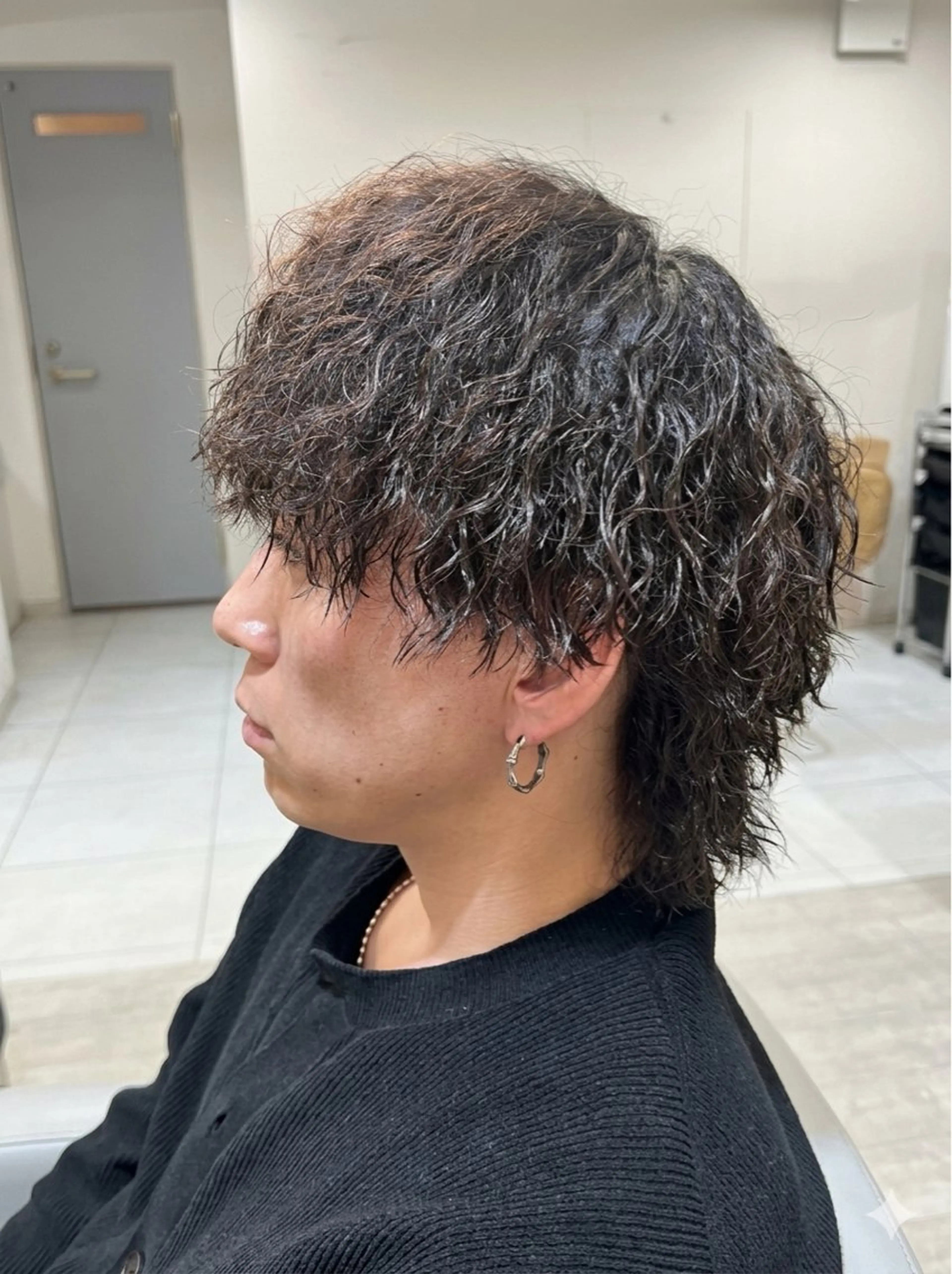 パーマ メンズ カット パーマ メンズ特化/ツイスパ 5分朝ラクセット 颯のヘアスタイル