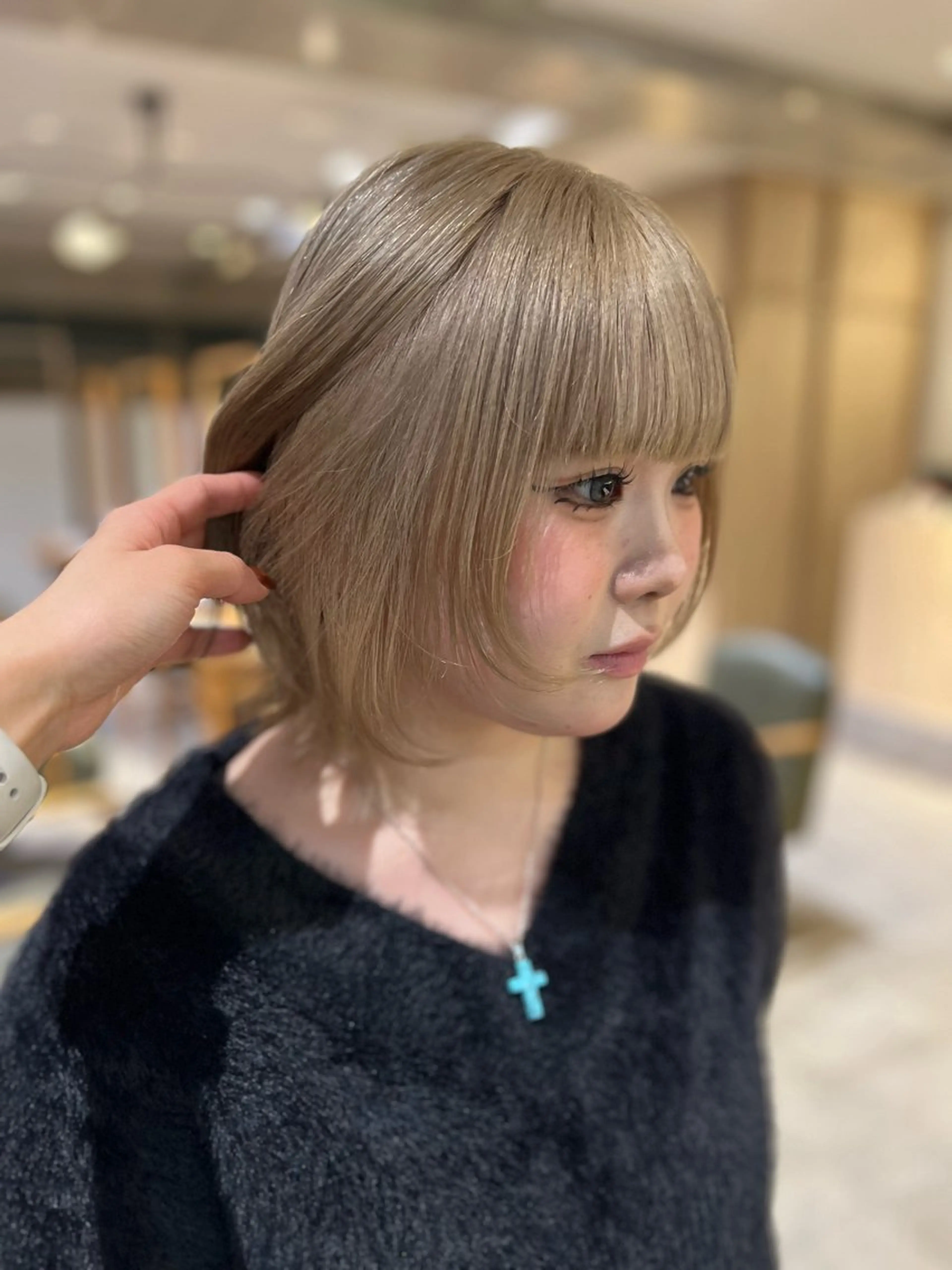 ショート カラー ヘアカラー オタク美容師🛍/ 酸性ストレート/艶髪のヘアスタイル