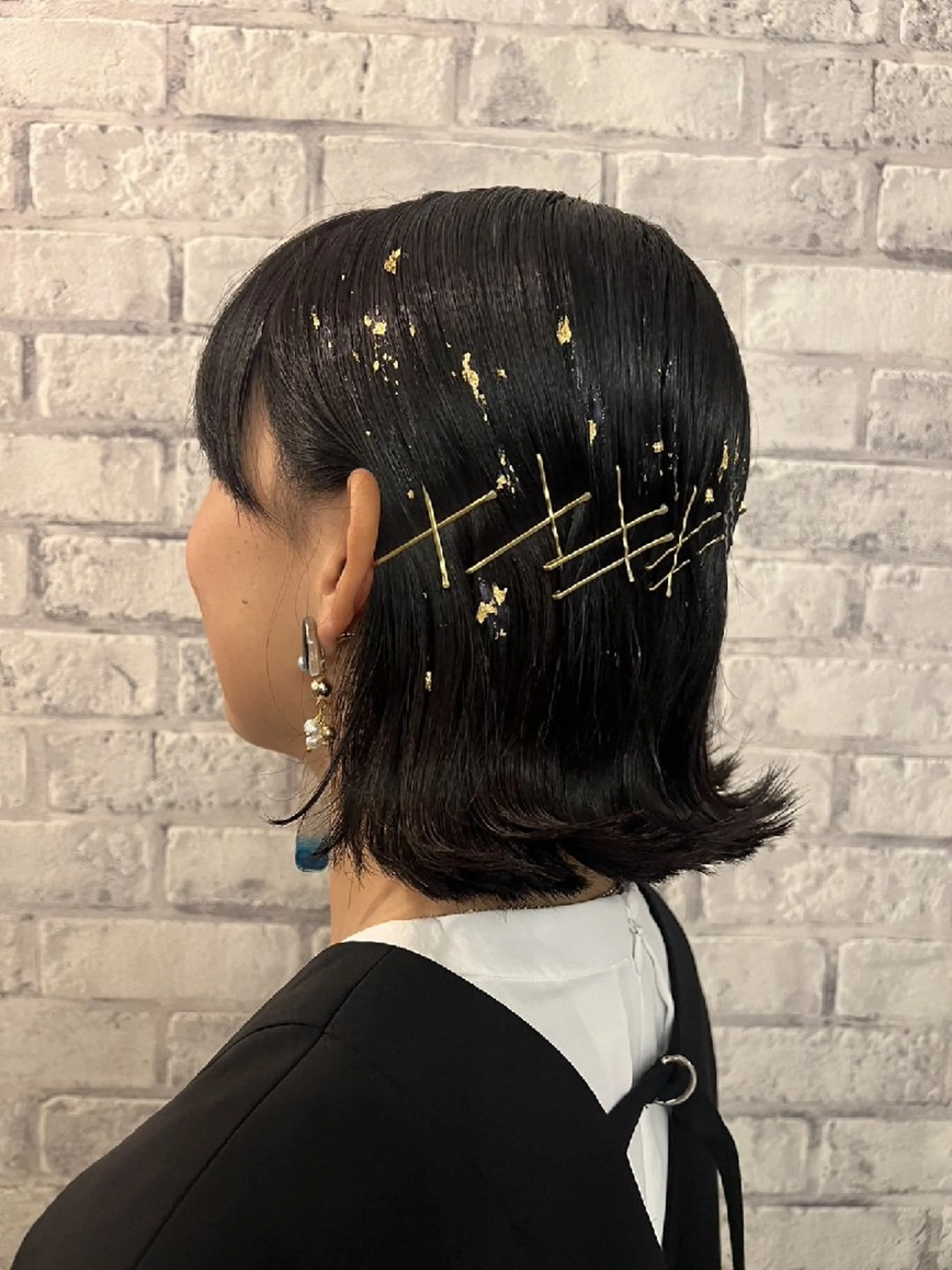 ミディアム ヘアアレンジ 切りっぱなしボブ ボブ ESTELA... OHARA のヘアスタイル