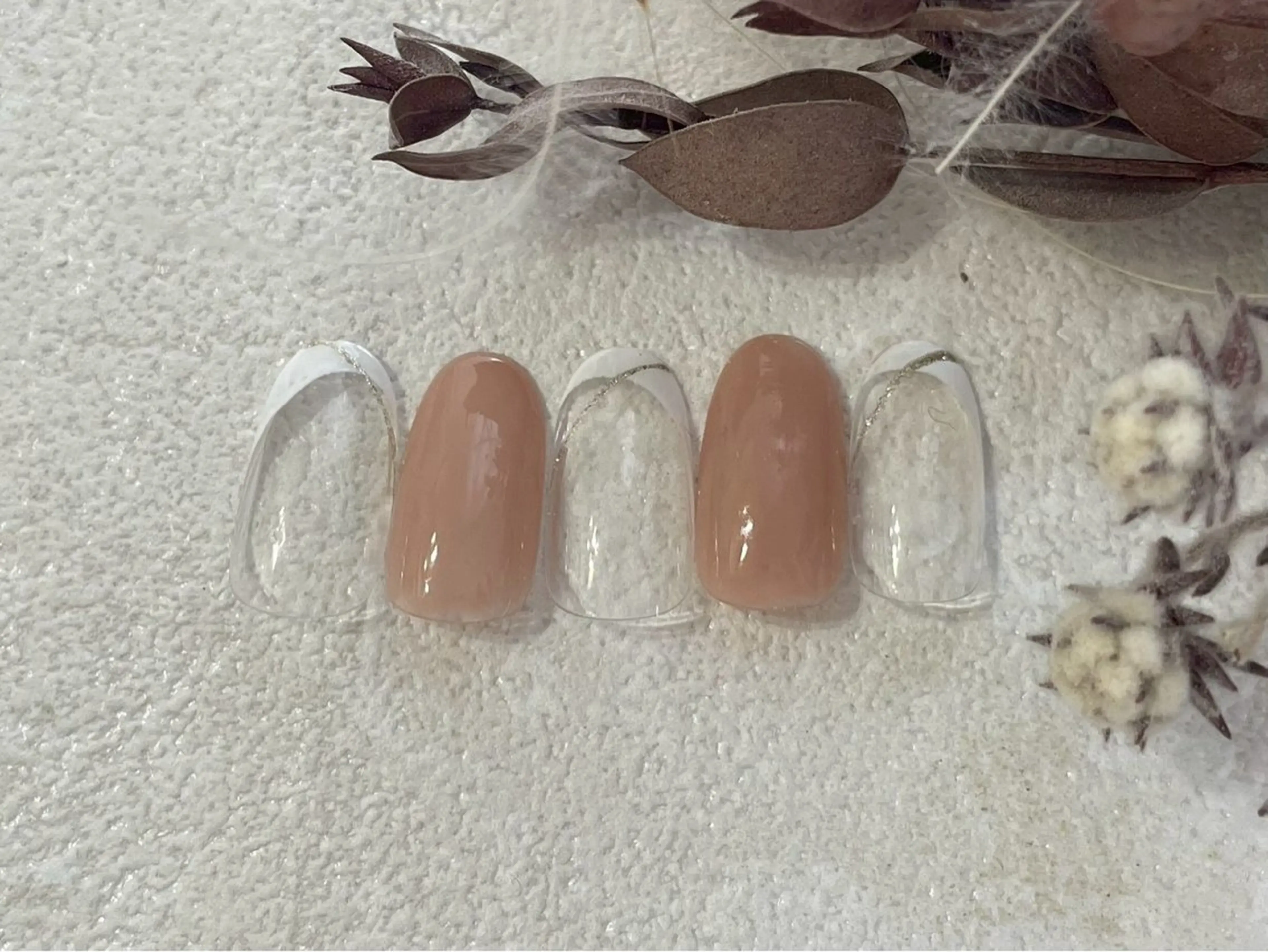 ネイル オーロラネイル フットネイル フレンチネイル ジェルネイル グラデーション mogunail &blowのネイルデザイン