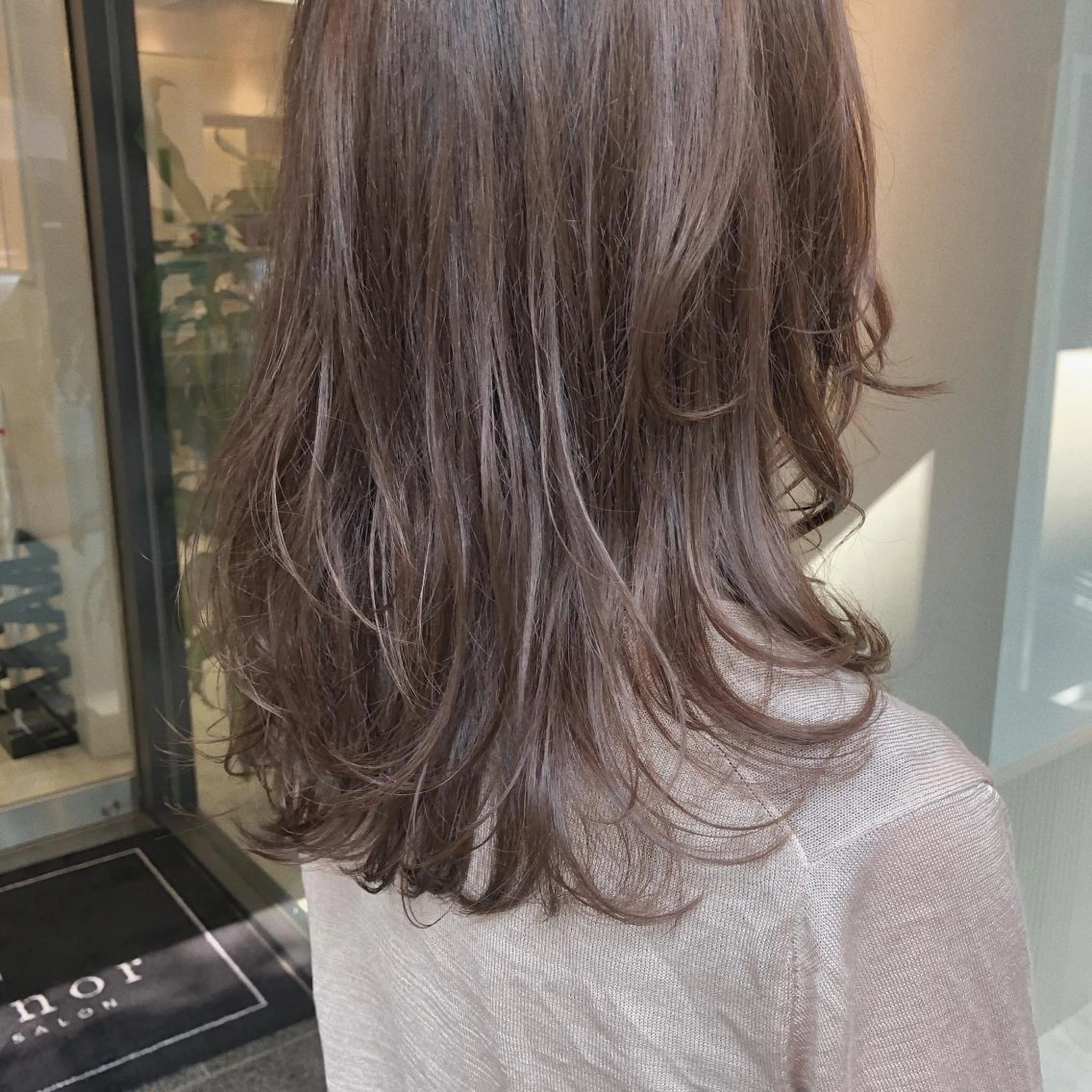 ミディアム カラー 長井 徹行のヘアスタイル