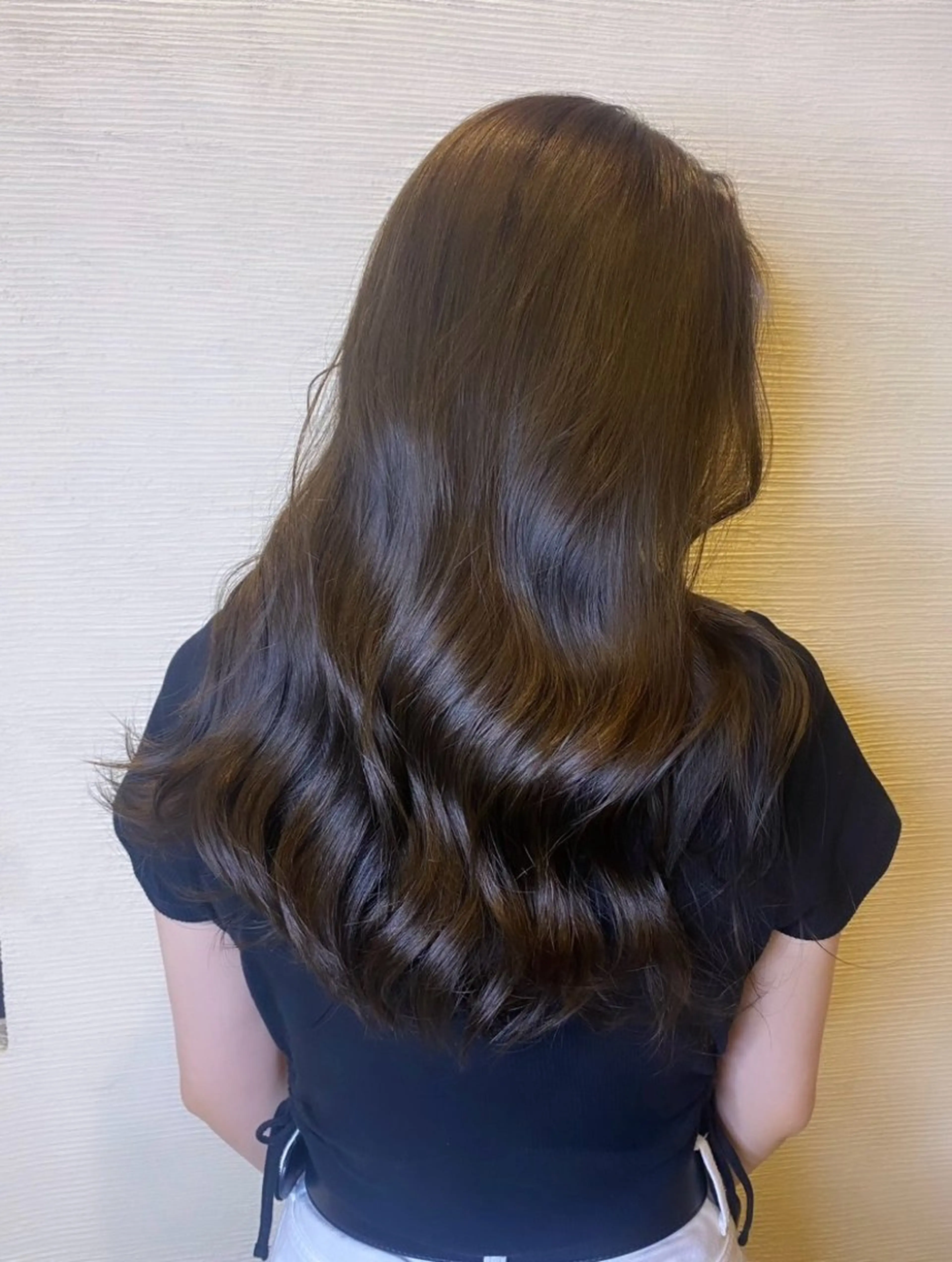 ロング カラー ヘアカラー 中村 朱里のヘアスタイル