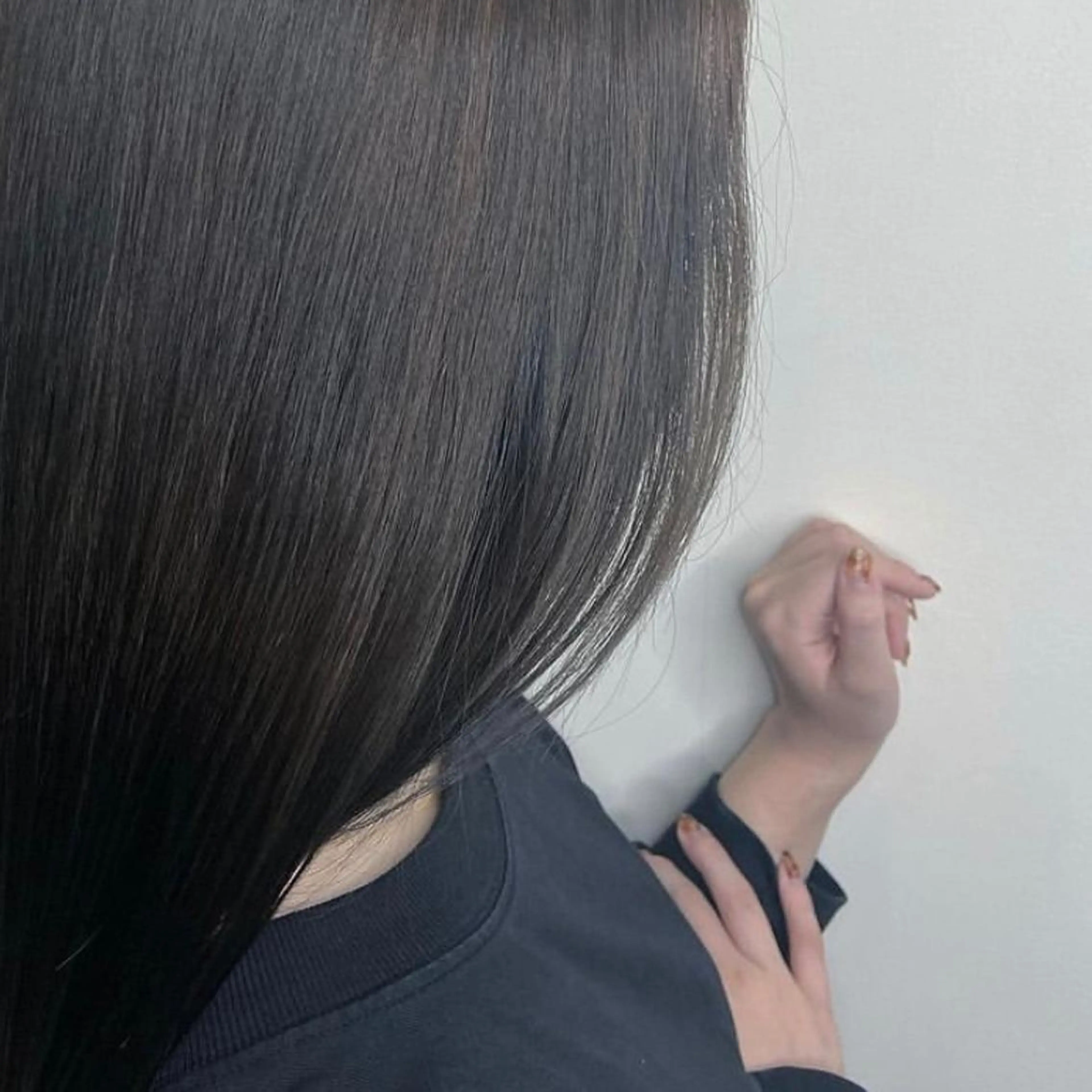 ロング カラー 杉木 勝太のヘアスタイル