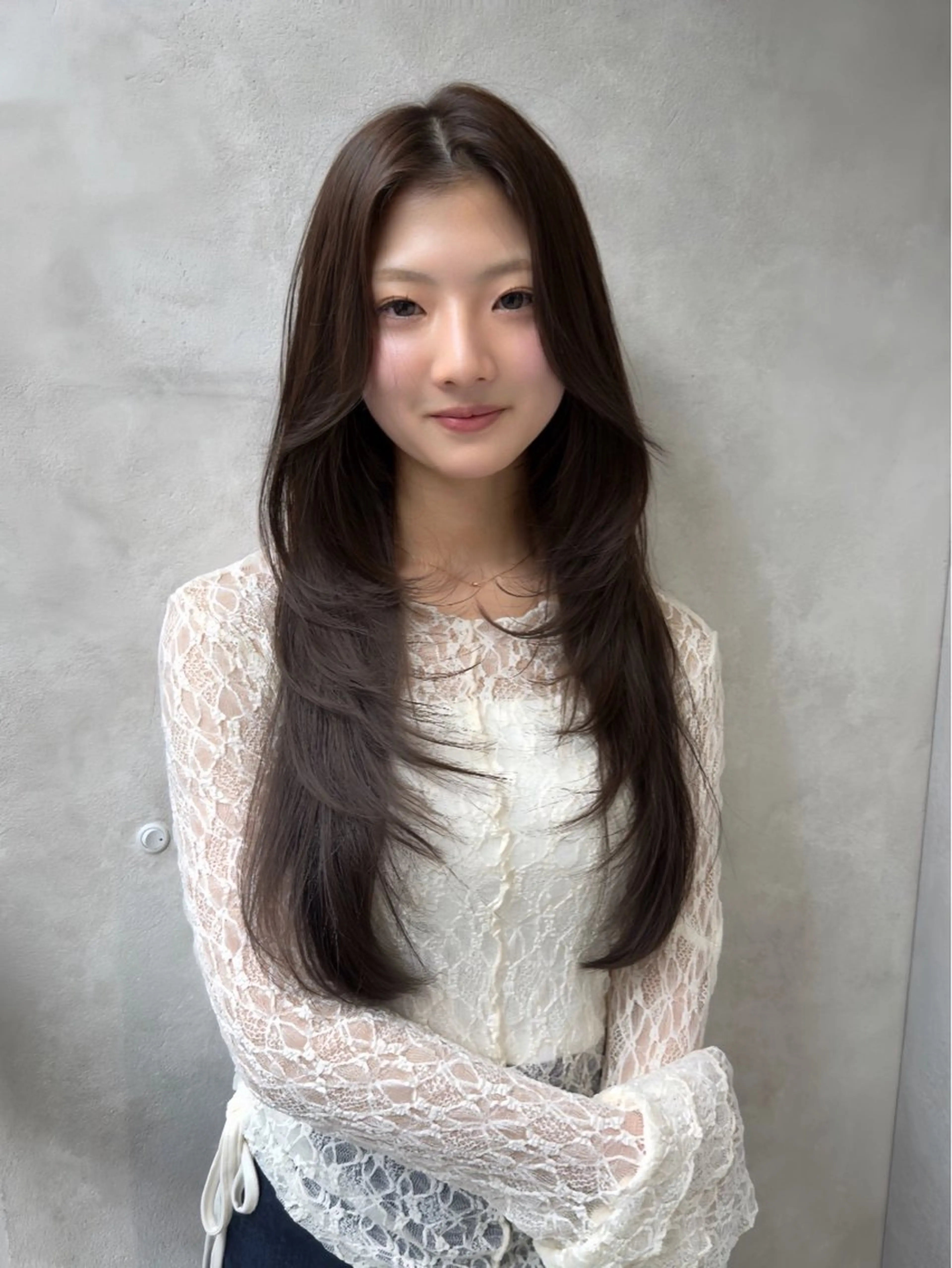 ロング 石谷 颯也のヘアスタイル