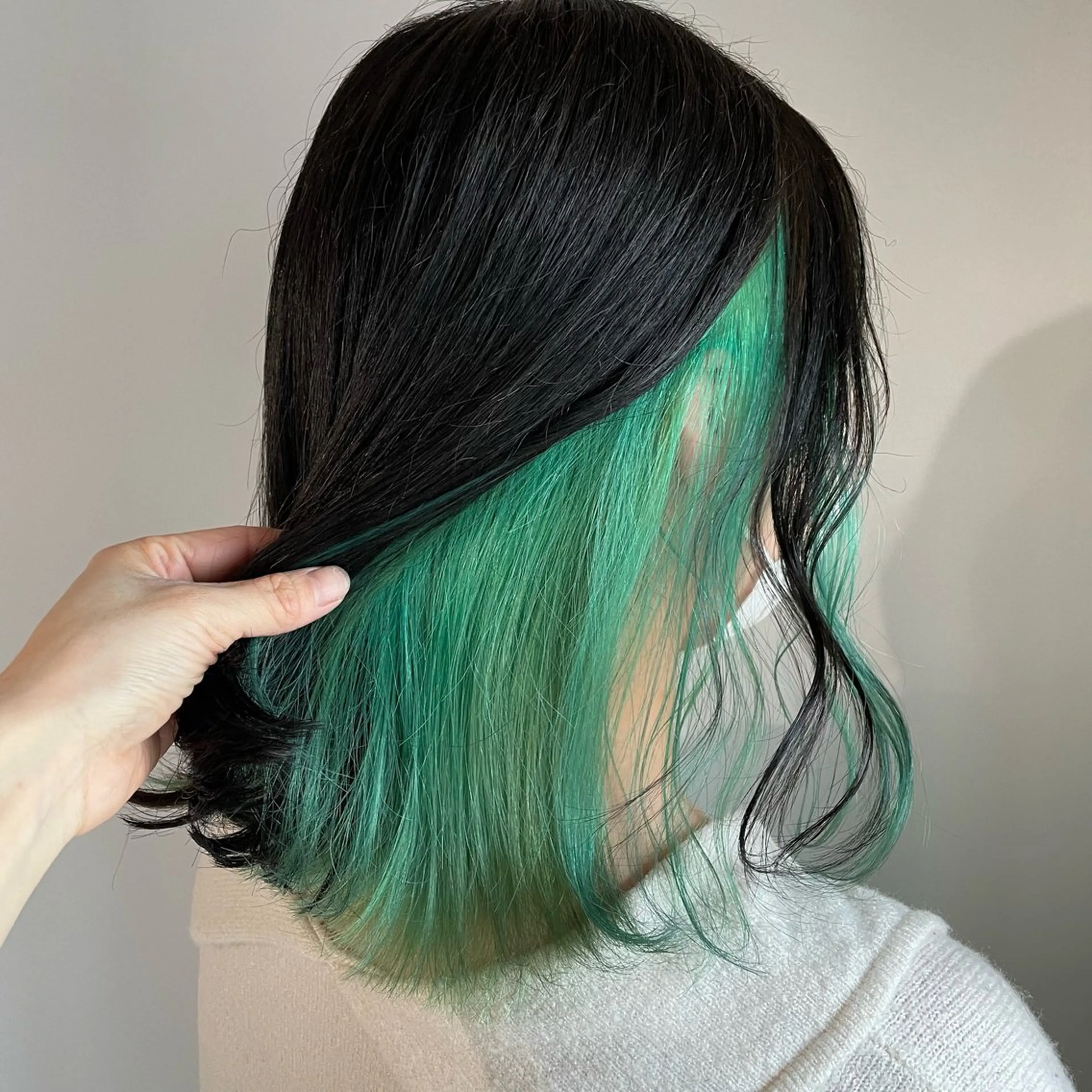 セミロング カラー 🌜 Lulu 🌛 公式/大通のヘアスタイル