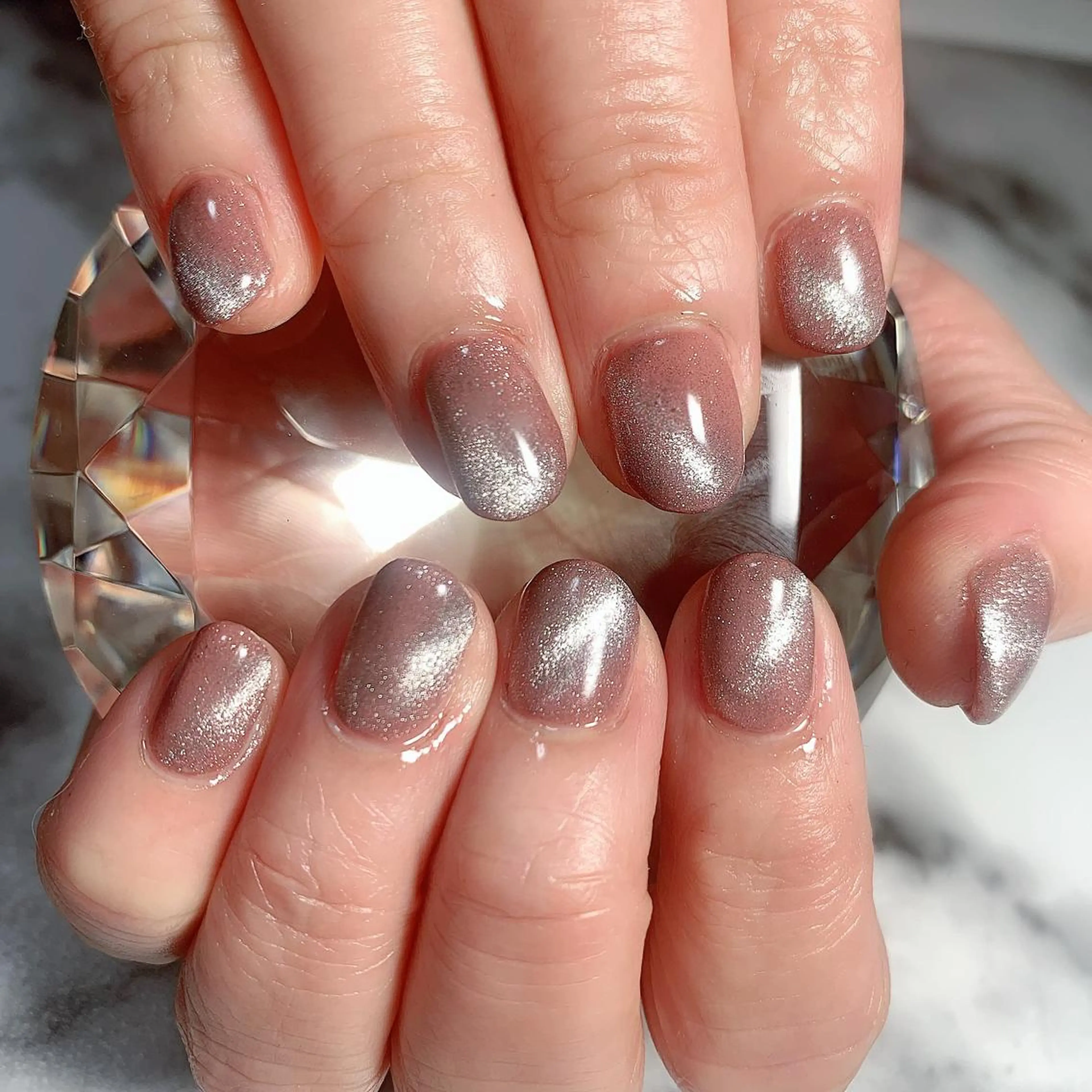 ネイル ジェルネイル マグネットネイル ハンドネイル Kayo 💅のネイルデザイン