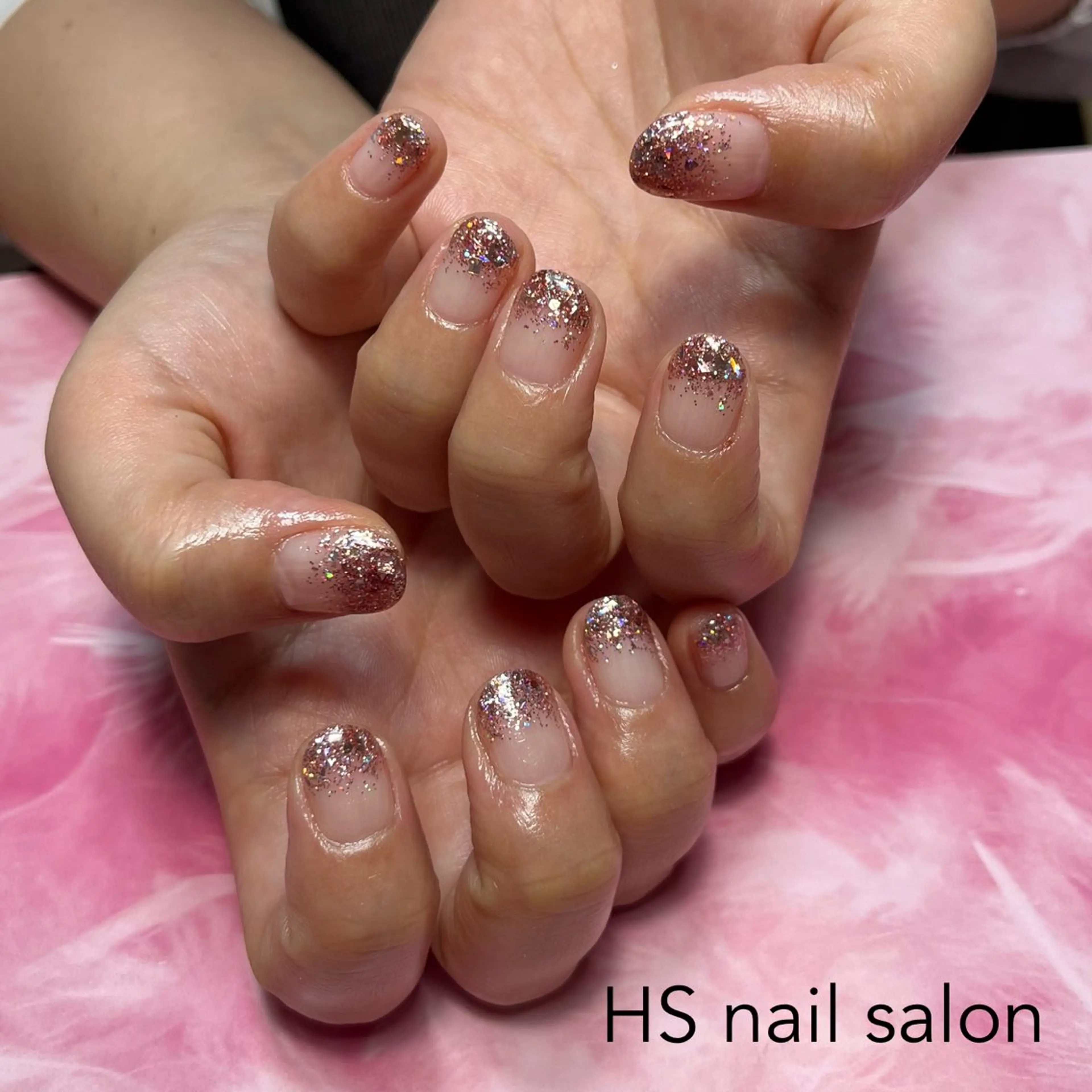 ショート ハンドネイル hs nail salonのネイルデザイン