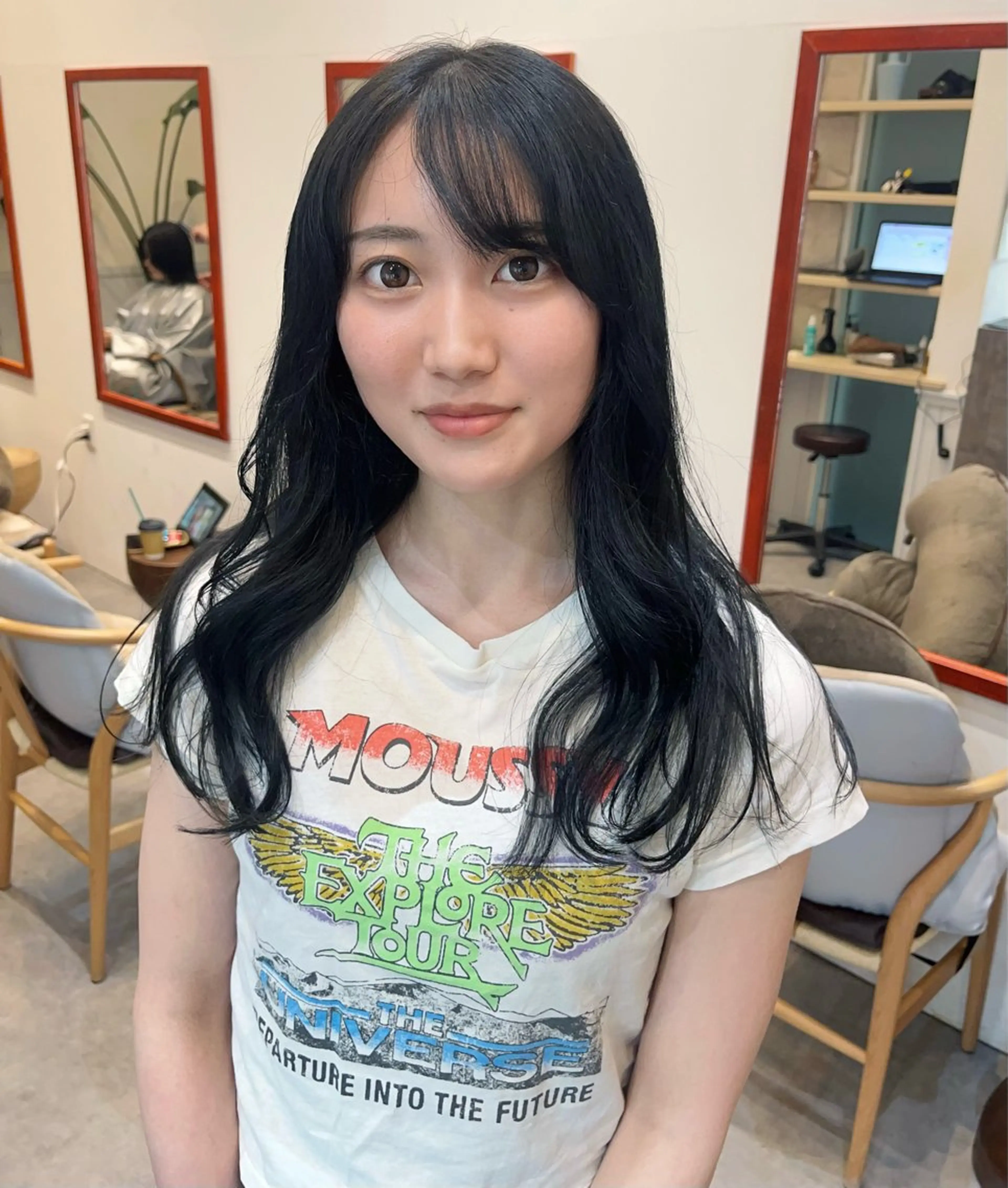 ロング カラー 金沢市/美容師/ 岡島由希美のマツエク・マツパデザイン