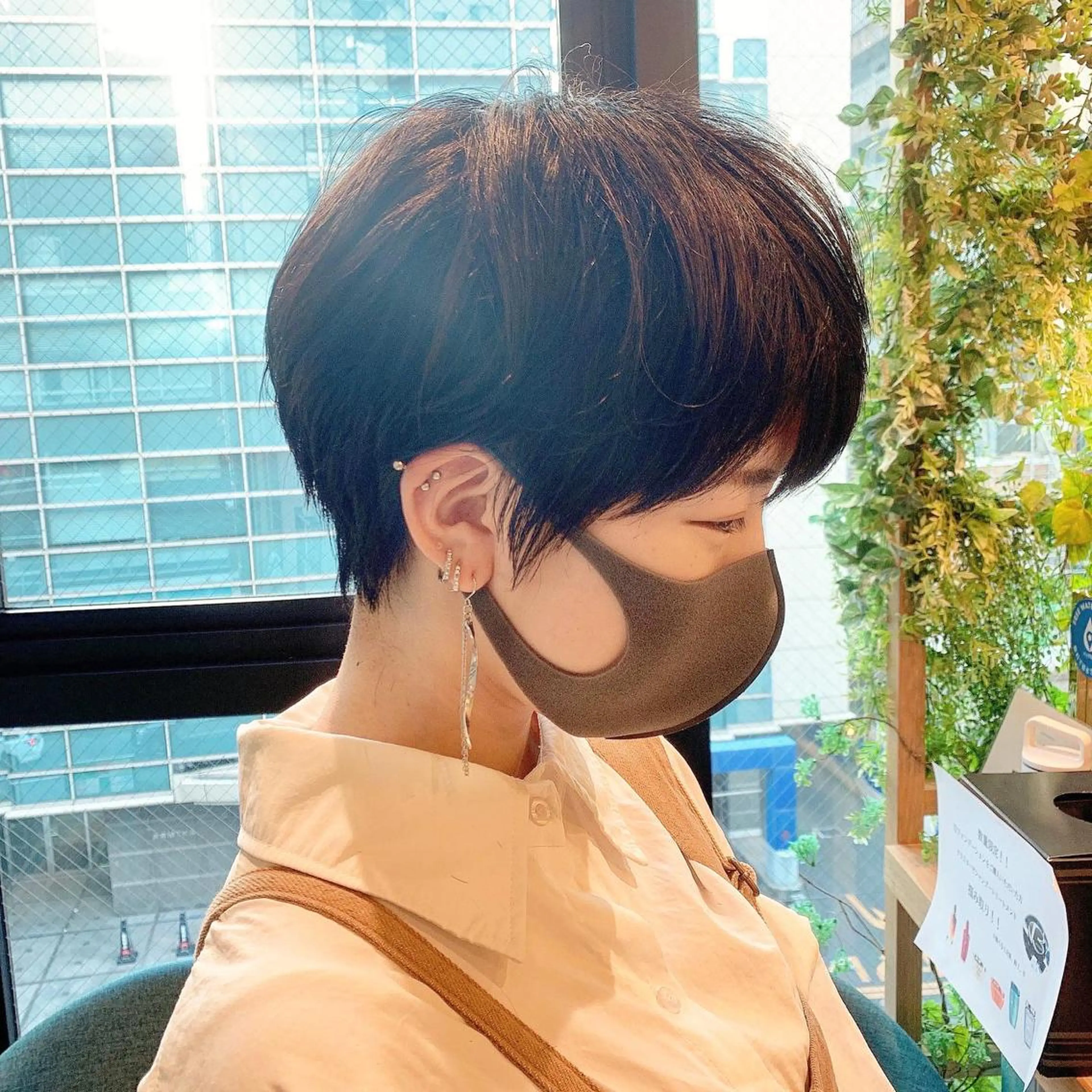 ショート 林 飛夕也のヘアスタイル