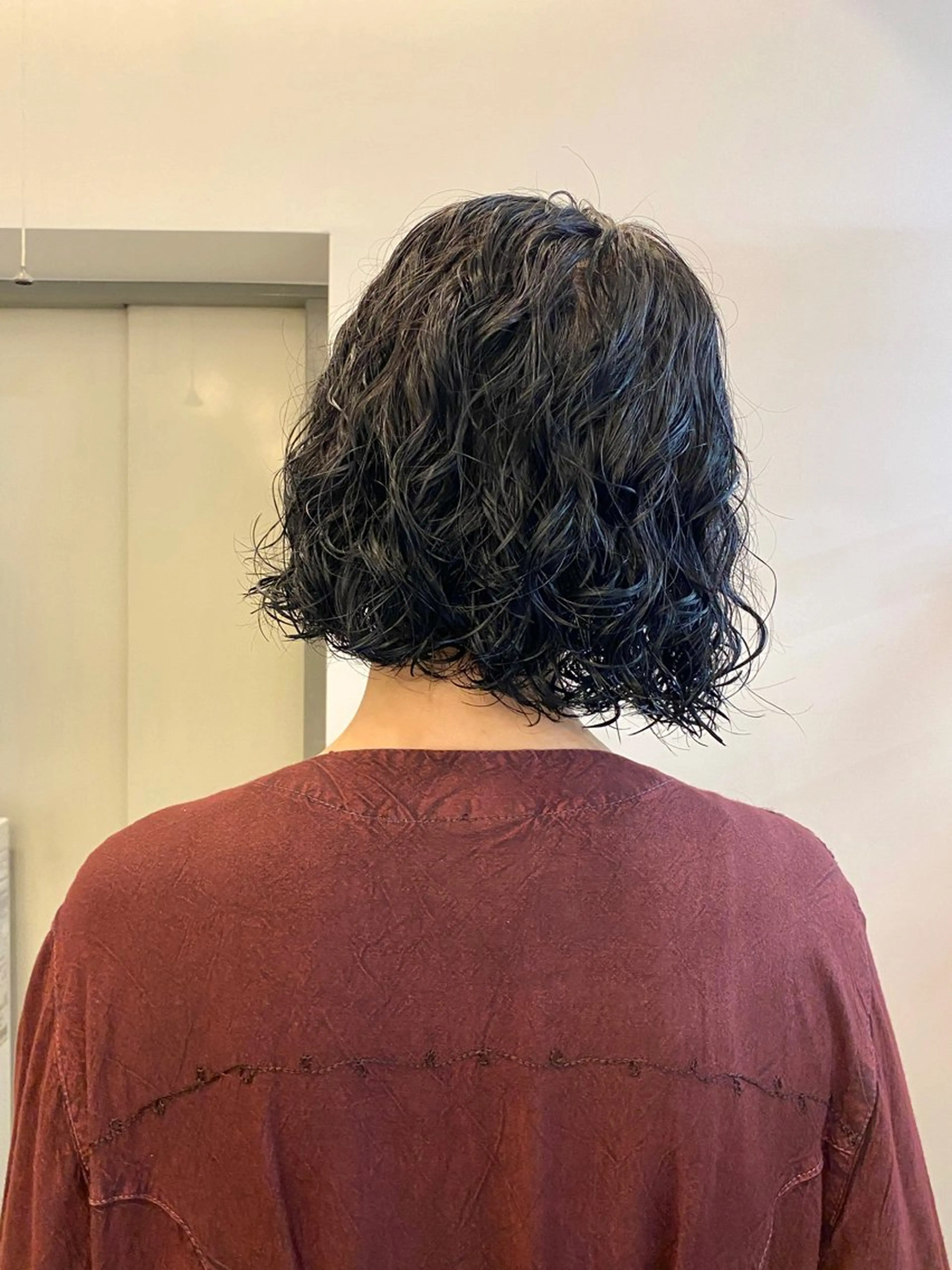 ミディアム ミディアムパーマ ボブ カット パーマ ヒカル/ミディアム パーマ/ロングパーマのヘアスタイル