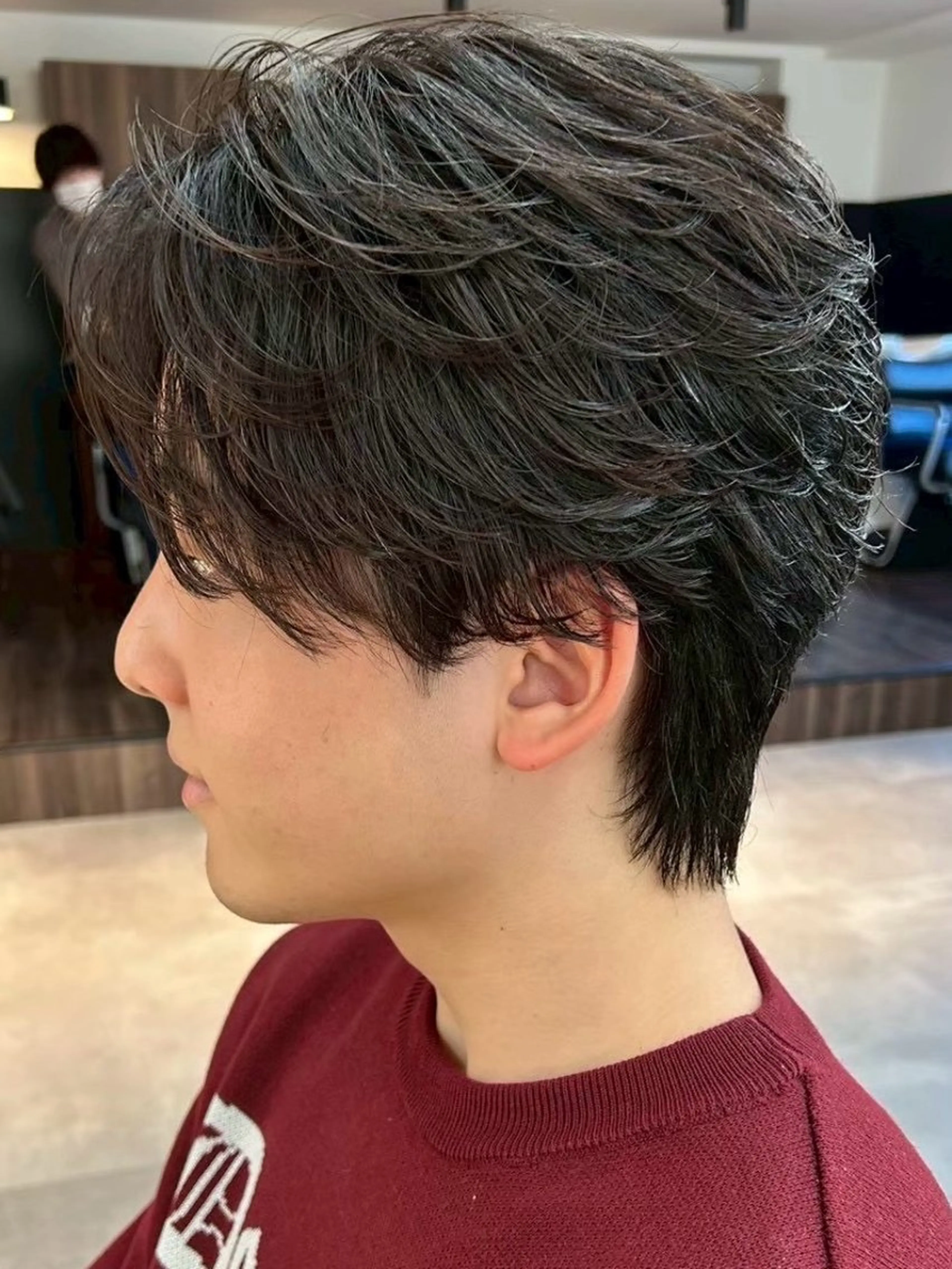 ミディアム メンズパーマ特化 /メンズ支持率◎のヘアスタイル