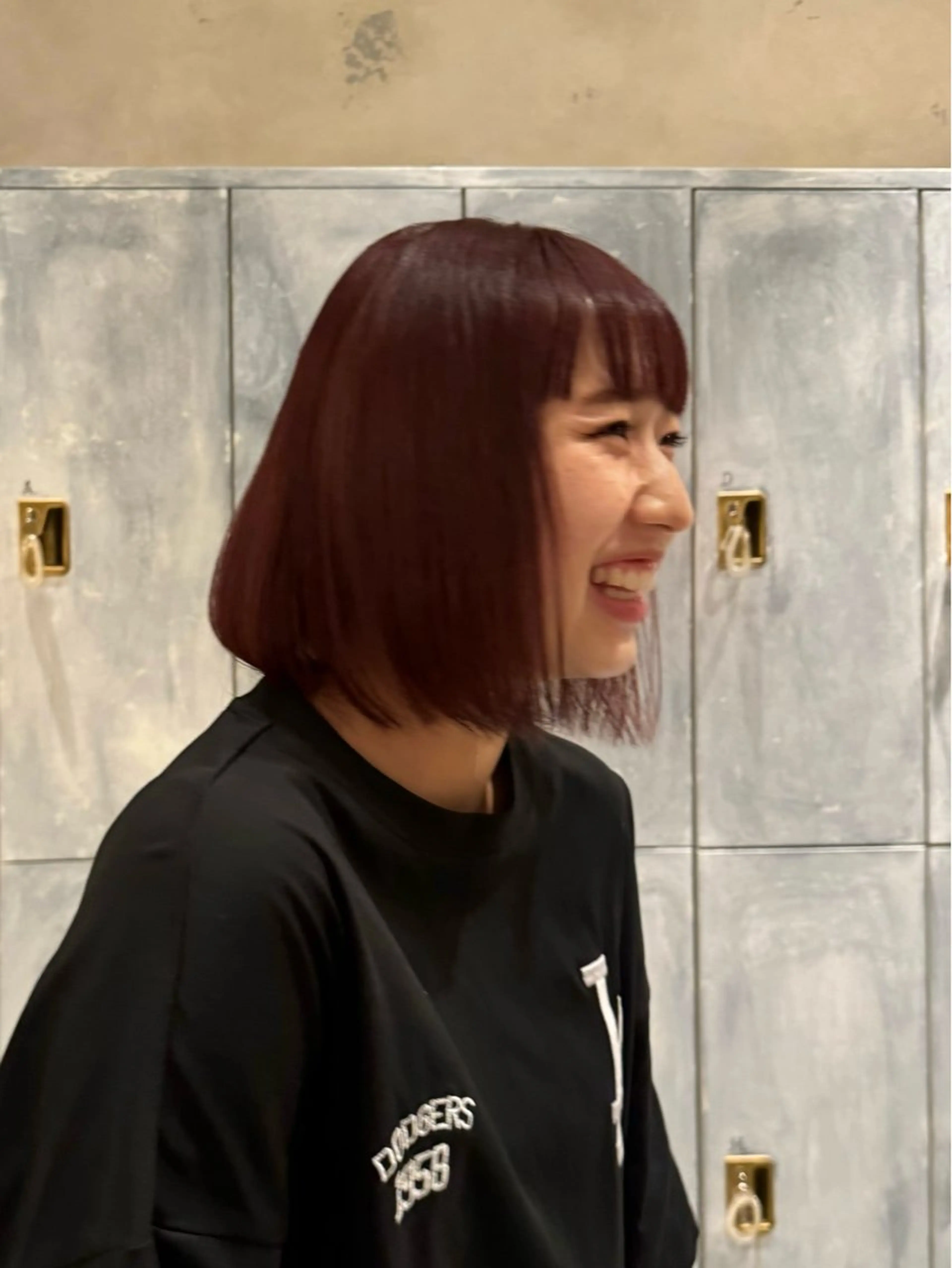 ミディアム カラー ヘアカラー 笹原 叶のヘアスタイル