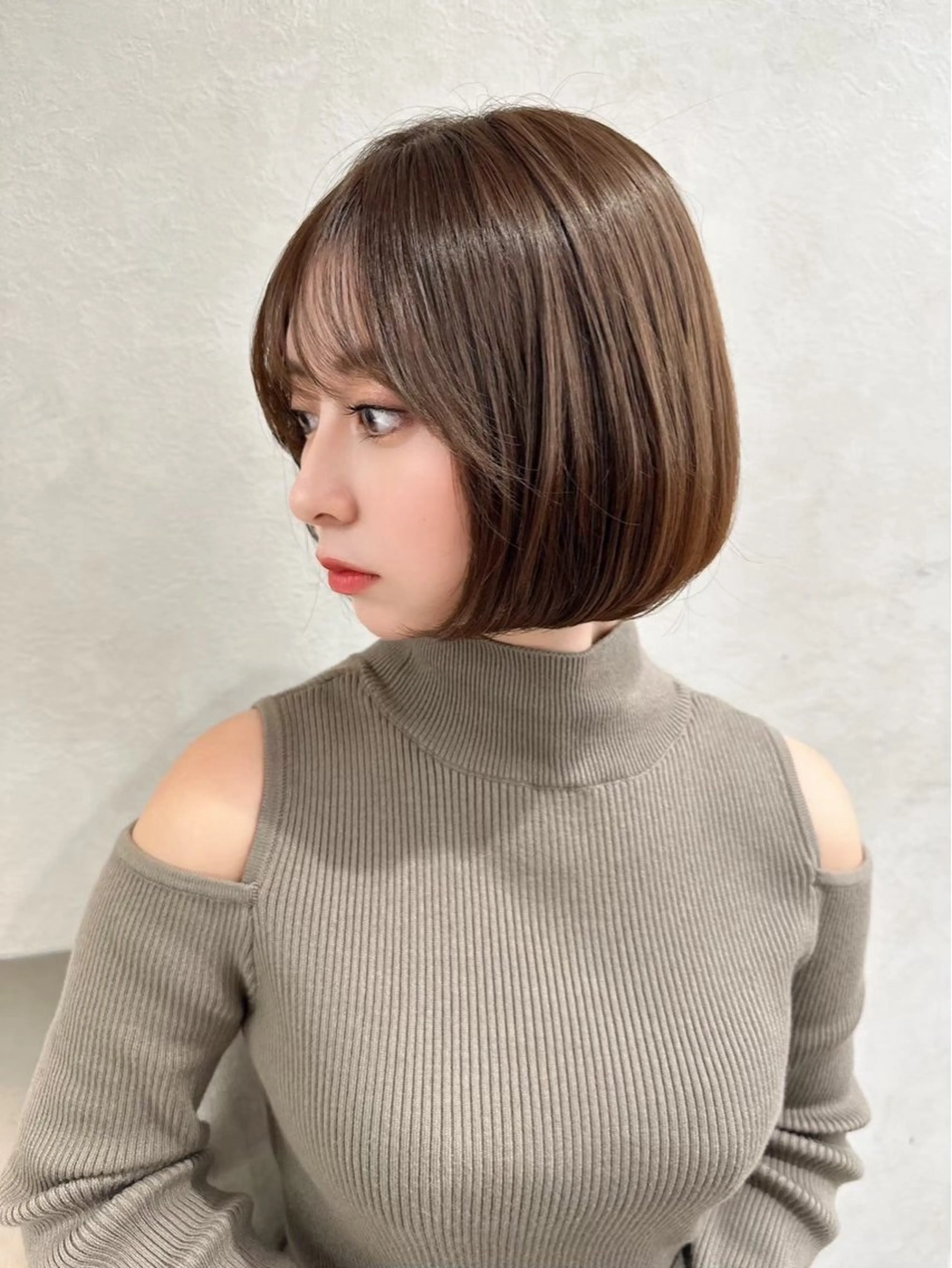 ミディアム カラー カット ヘアカラー トリートメント 🌈Hiroki🌈 福岡の愛され美容師のヘアスタイル