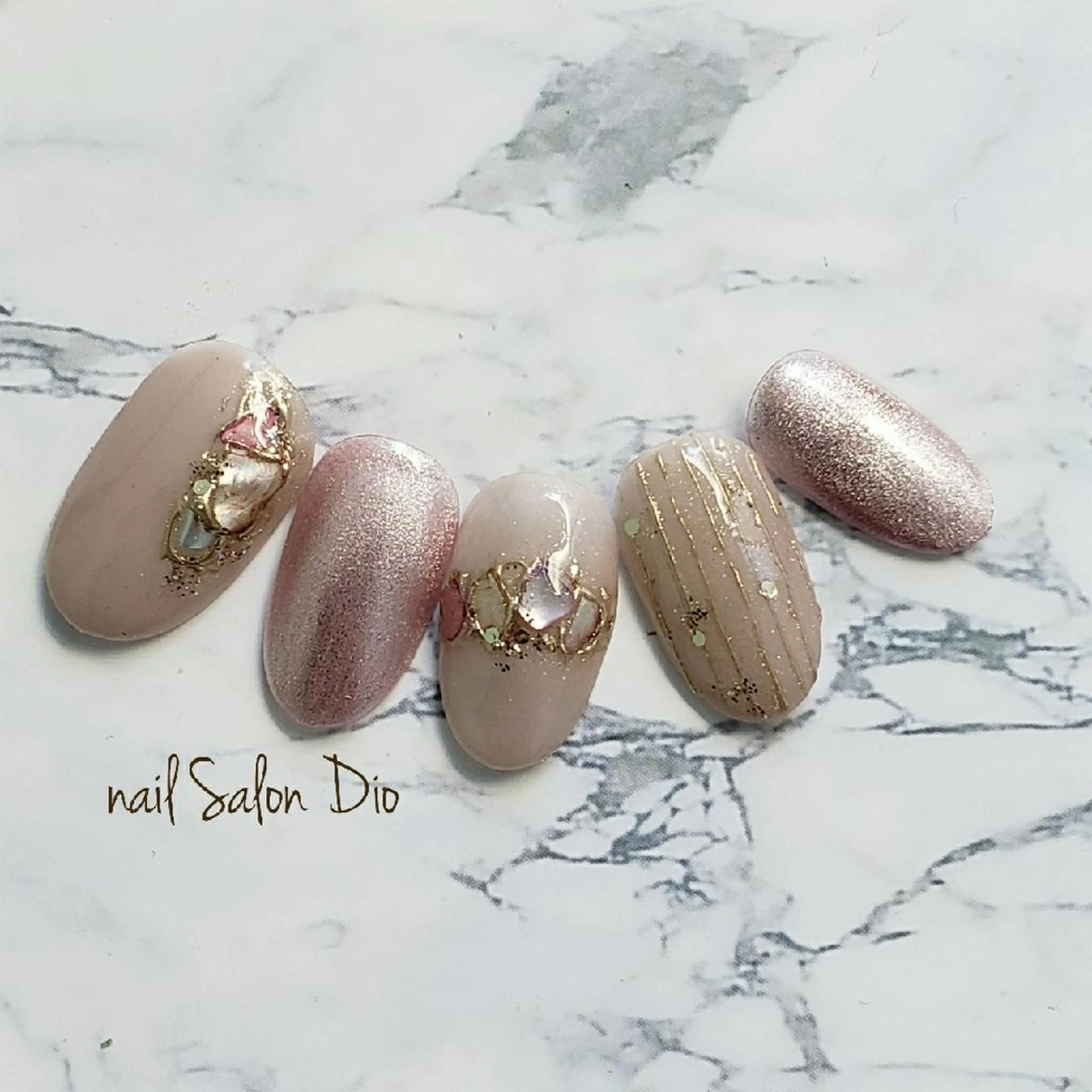 ネイル アートネイル マグネットネイル フットネイル nail salon Dio所属・Nail salon Dioのネイルデザイン