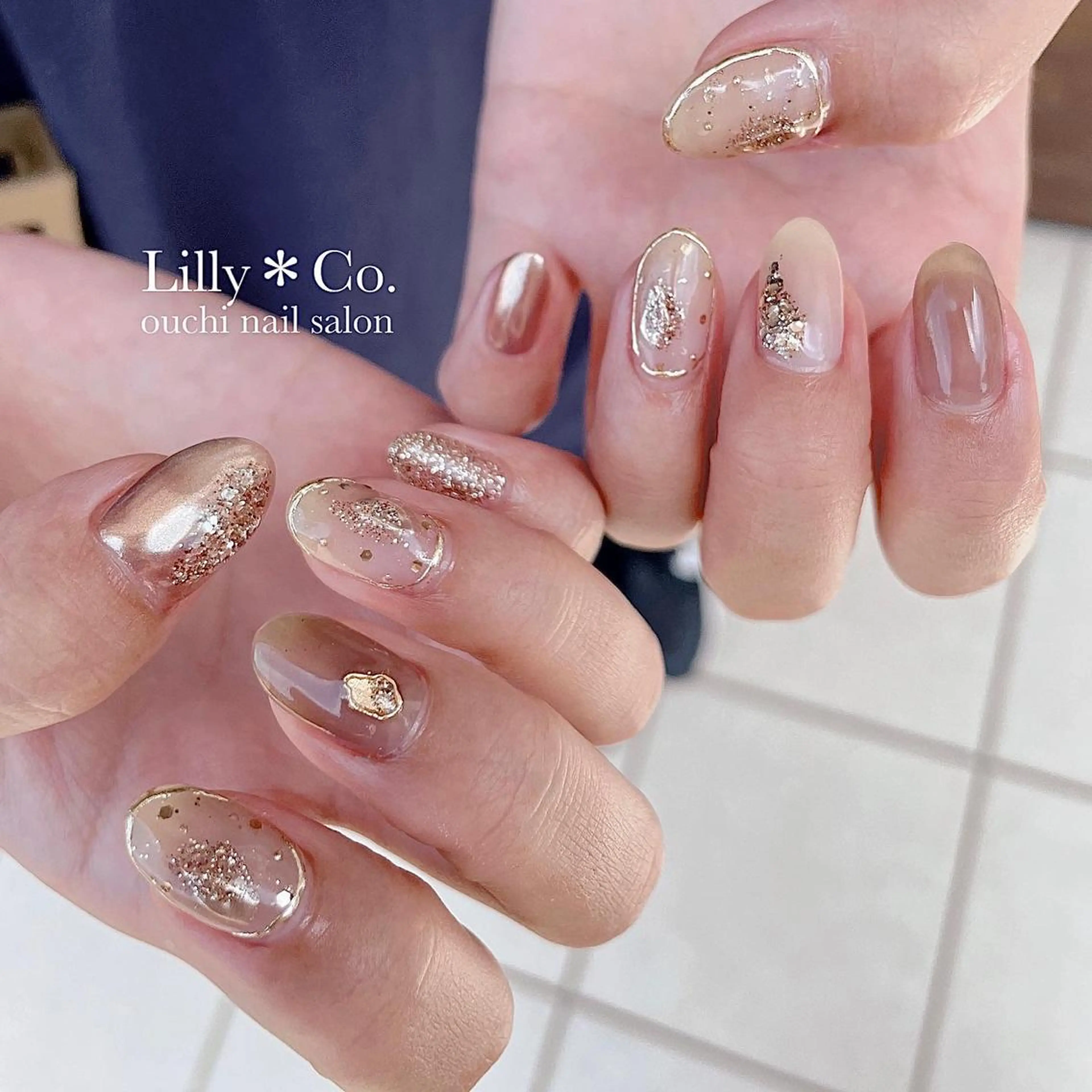 ネイル ハンドネイル ハンドケア Lilly Co.のネイルデザイン